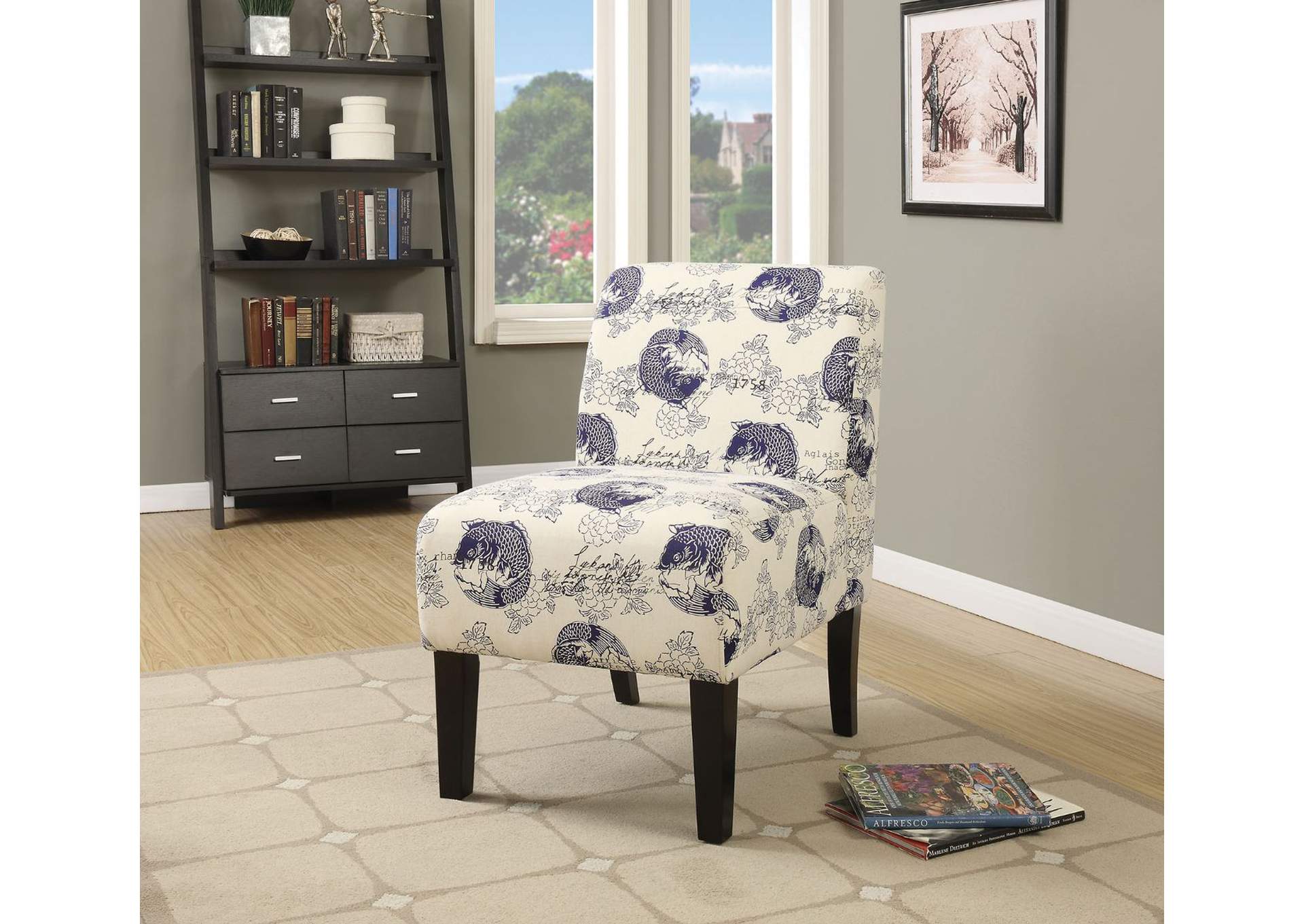 Ollano Accent Chair, Pattern Fabric image 1