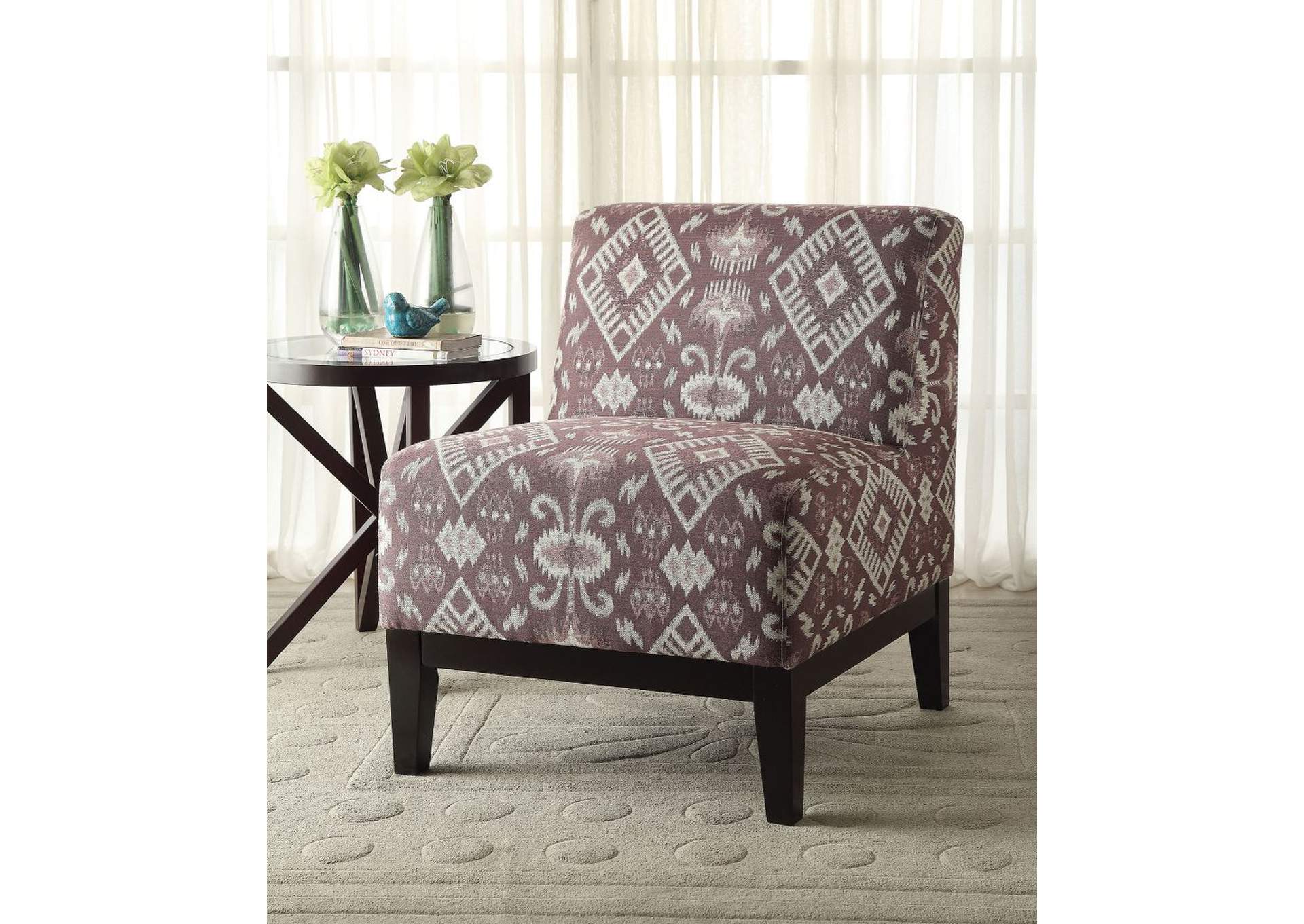 Hinte Accent Chair, Pattern Fabric image 1