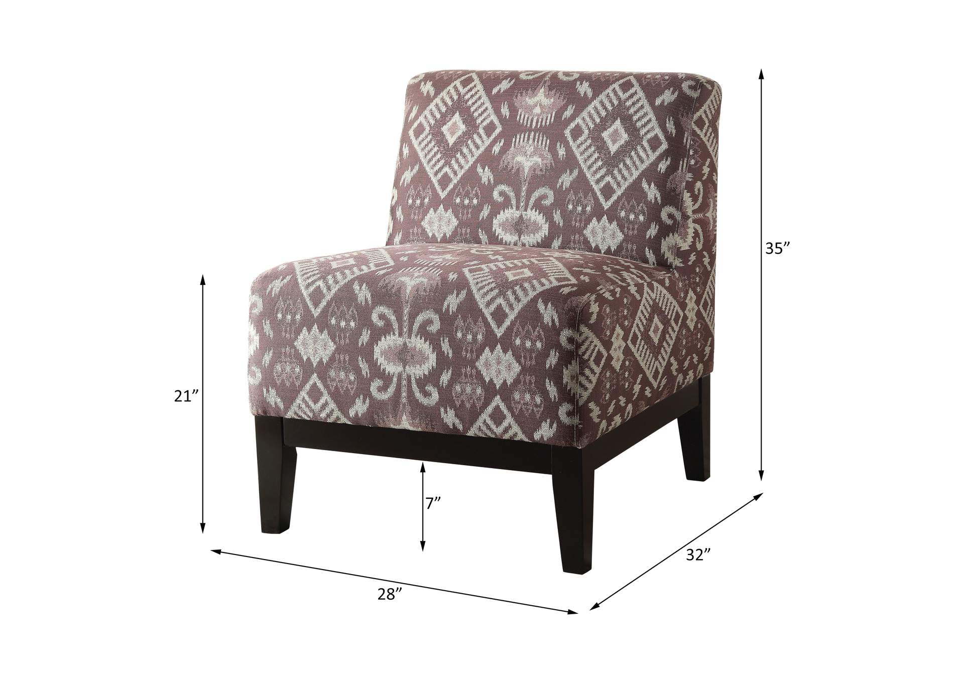 Hinte Accent Chair, Pattern Fabric image 3