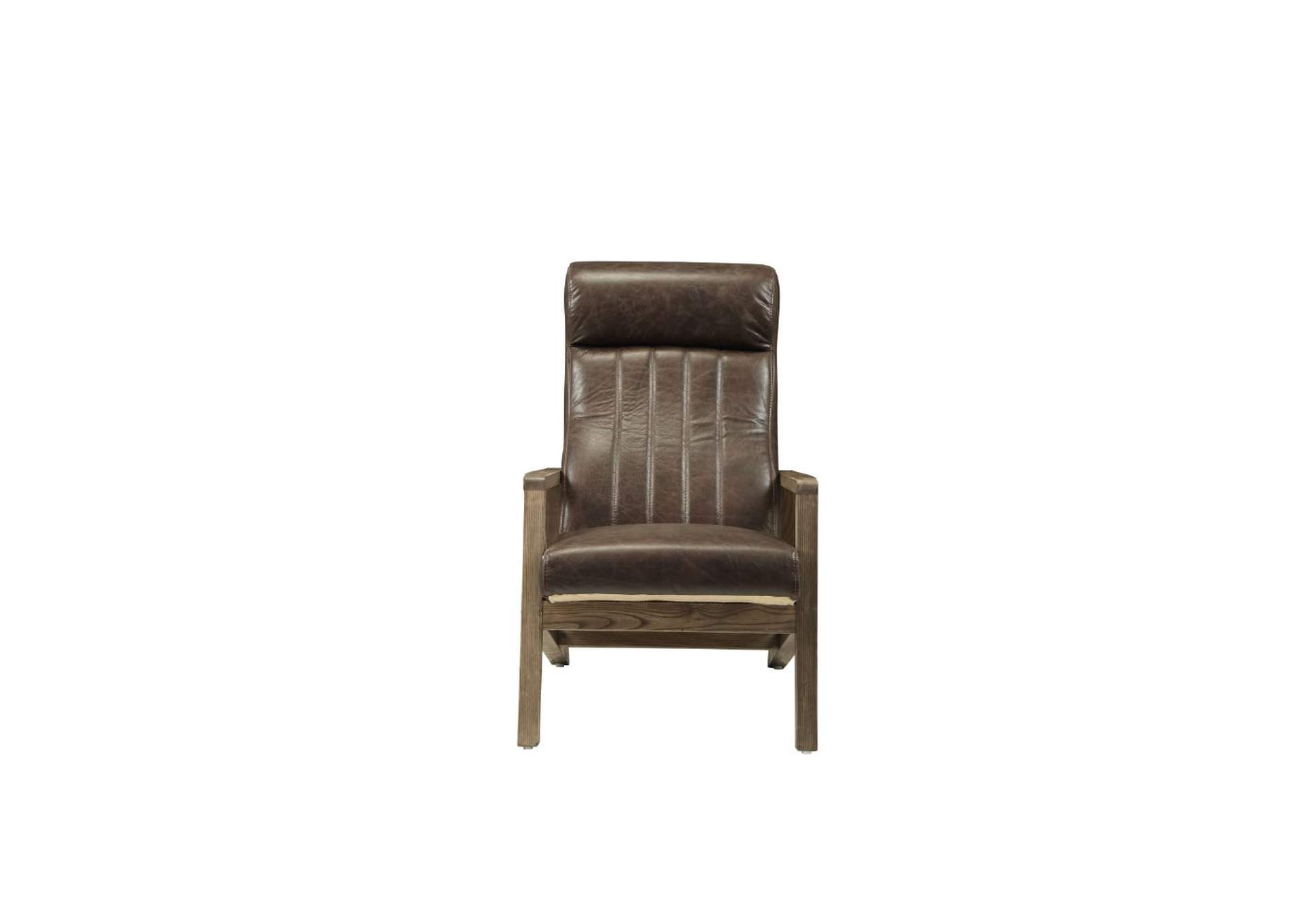 Emint Accent Chair, Distress Chocolate Top Grain Leather image 4
