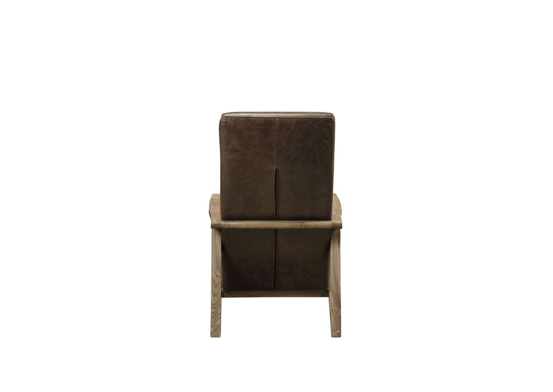 Emint Accent Chair, Distress Chocolate Top Grain Leather image 6