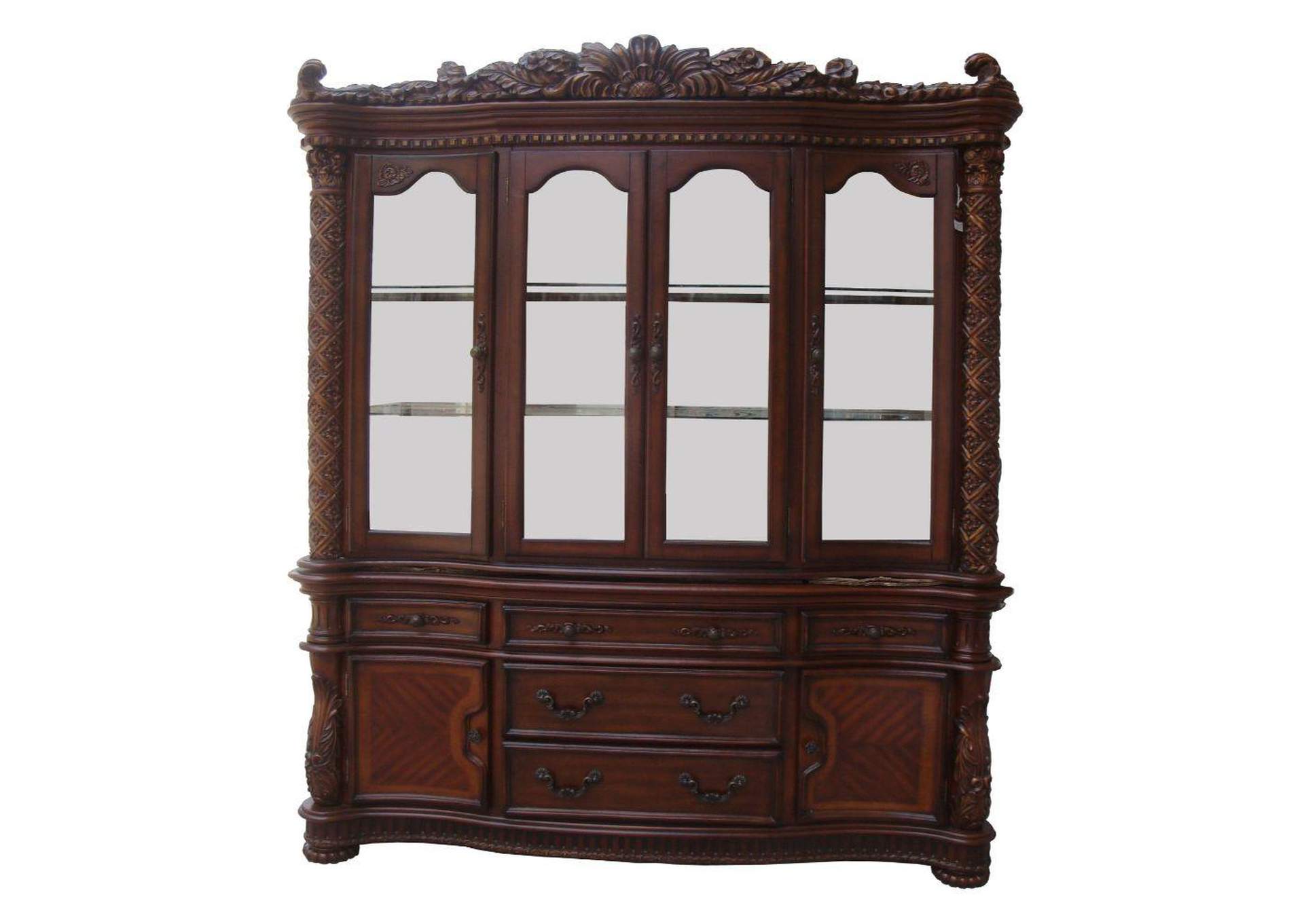 Vendome Cherry Hutch & Buffet
