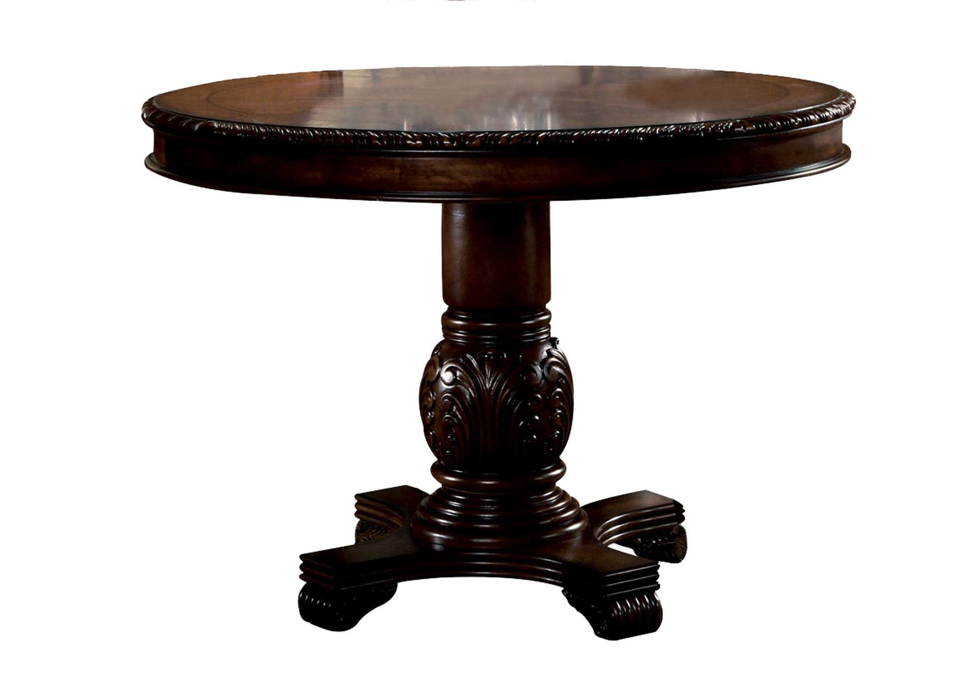 Chateau De Ville Counter Height Table, Espresso - 1 Set in 2 Cartons image 1
