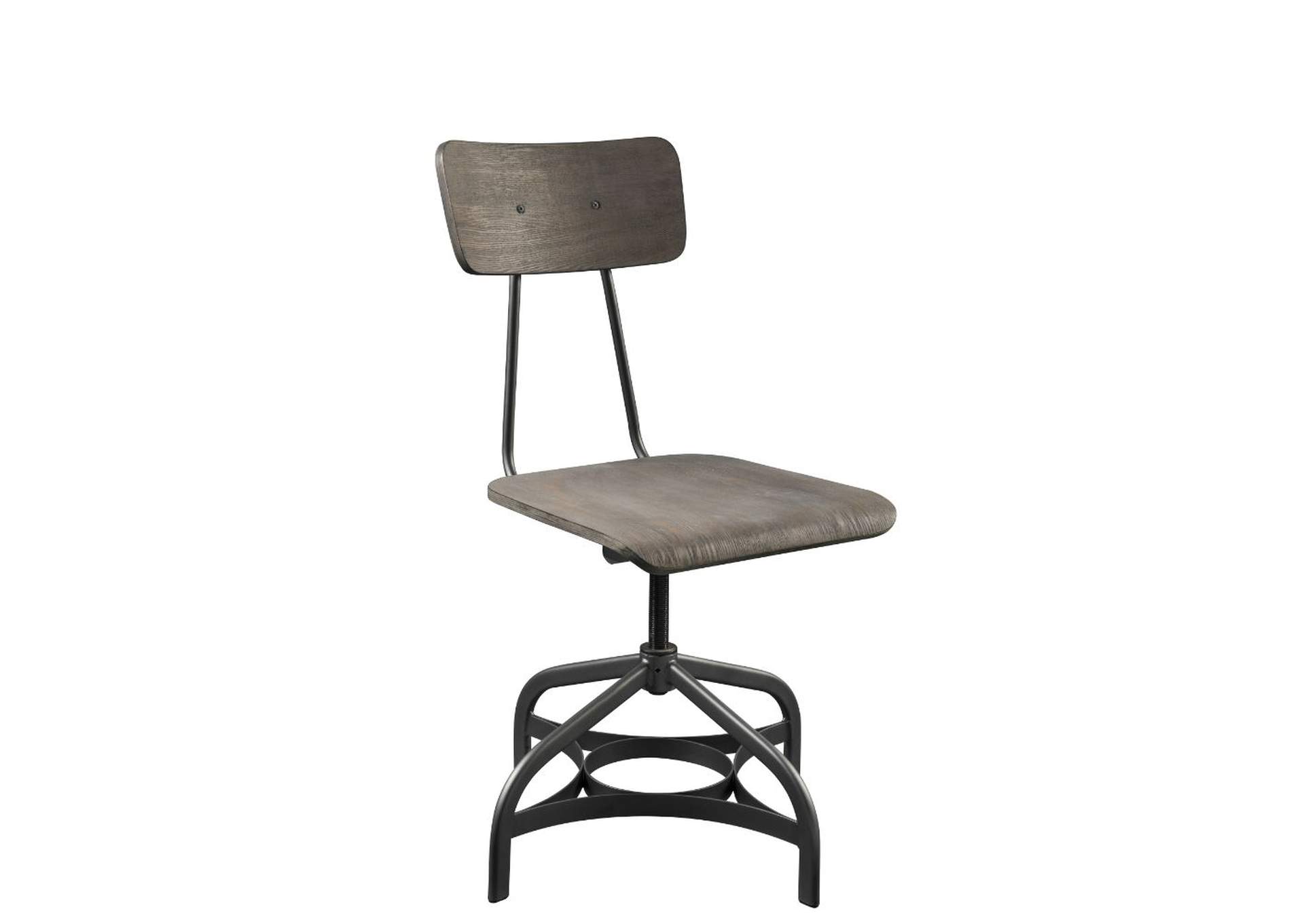 Jonquil Side Chair with Swivel - Set of 2, Gray Oak and Sandy Gray image 1