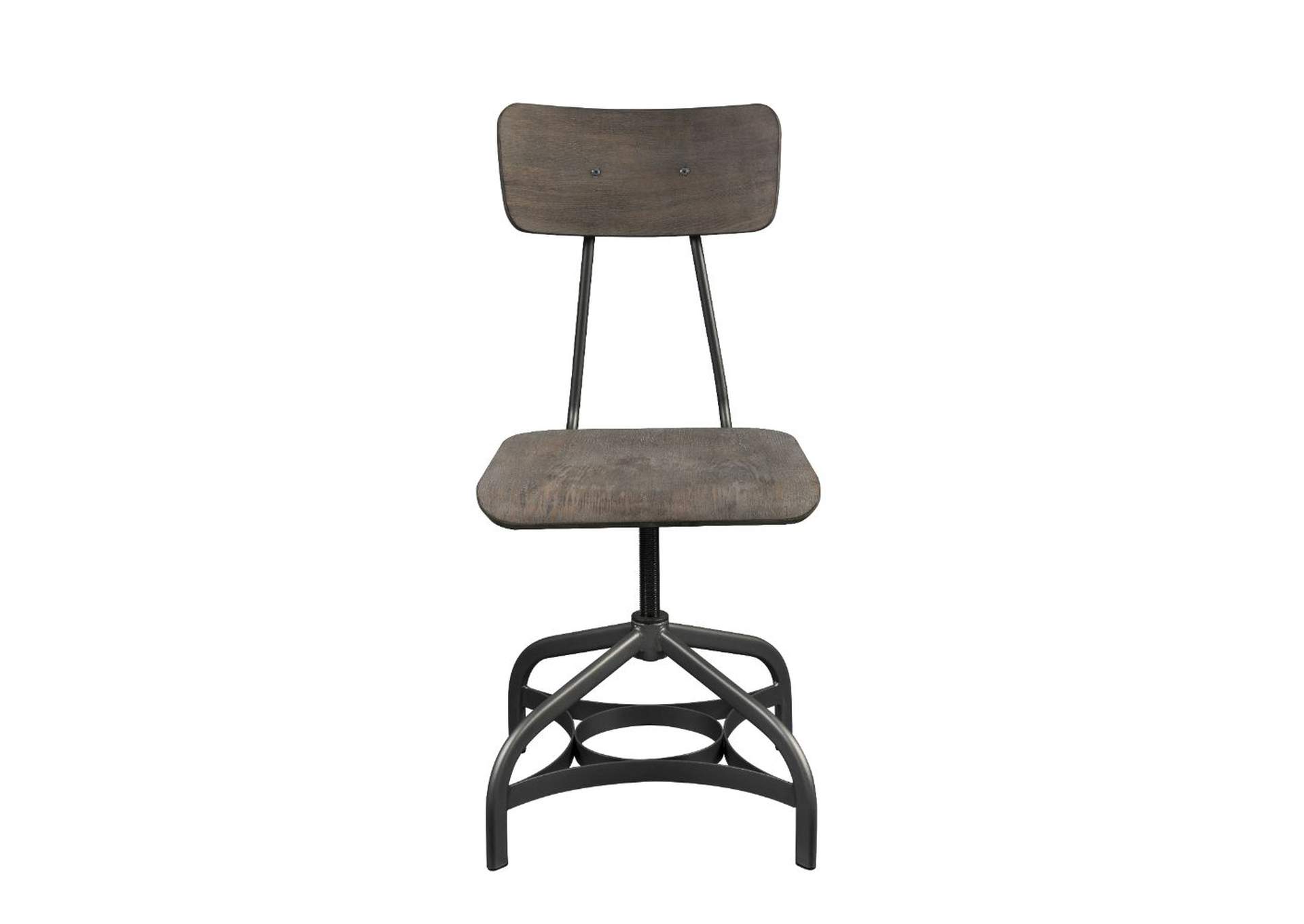 Jonquil Side Chair with Swivel - Set of 2, Gray Oak and Sandy Gray image 4