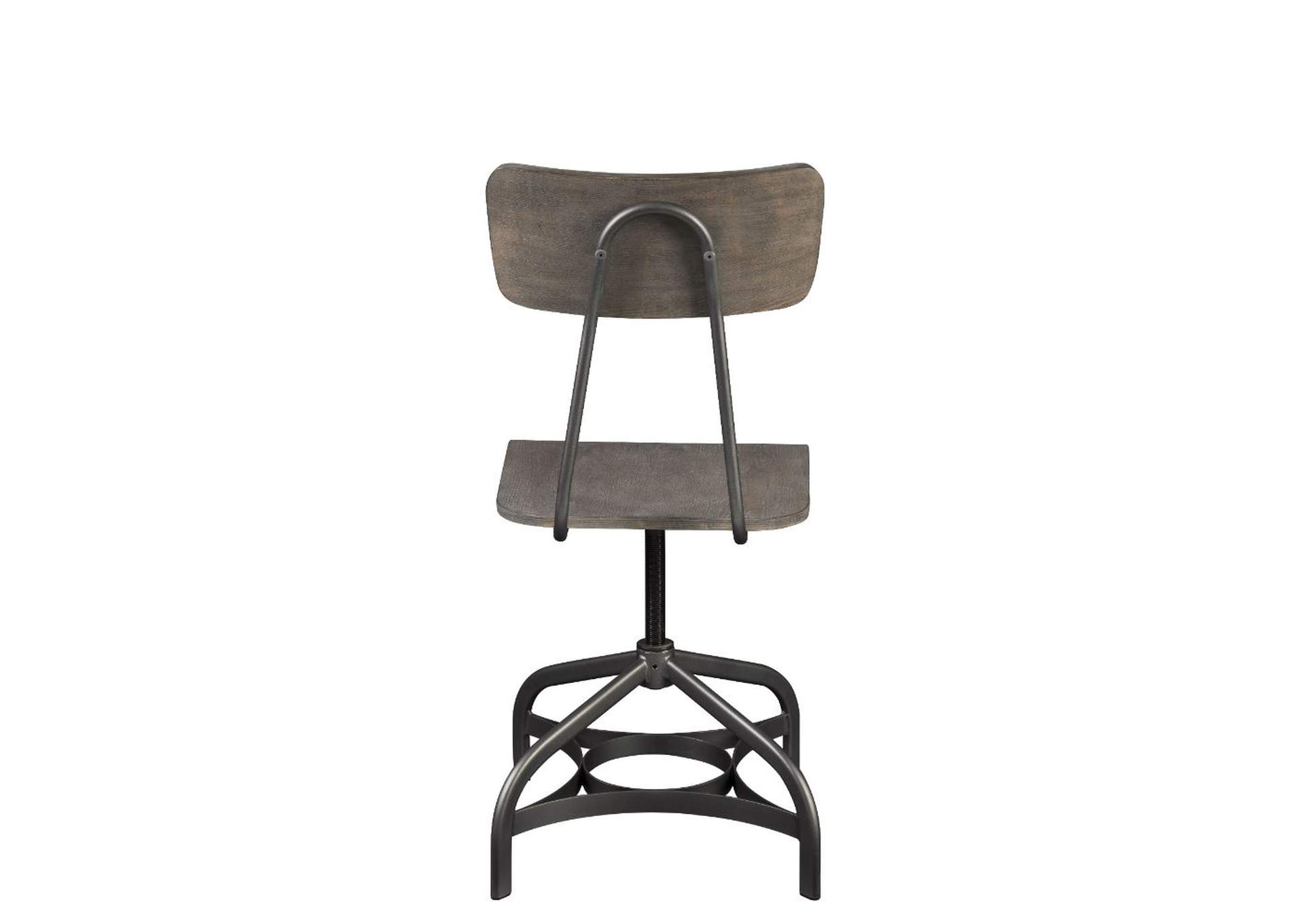 Jonquil Side Chair with Swivel - Set of 2, Gray Oak and Sandy Gray image 5