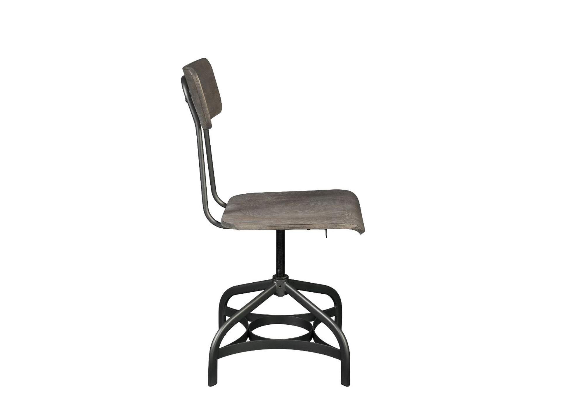 Jonquil Side Chair with Swivel - Set of 2, Gray Oak and Sandy Gray image 6