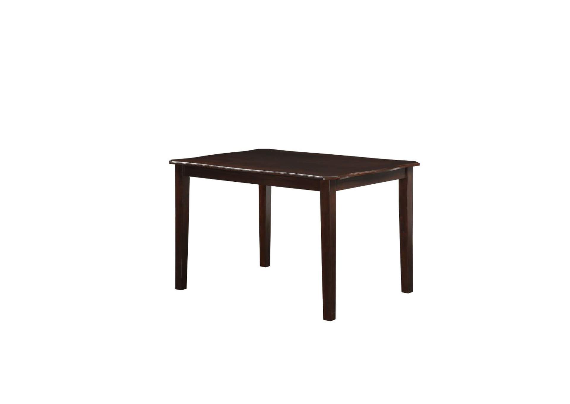 Ingeborg 5 Pieces Pack Dining Set, Black Pu and Espresso image 8