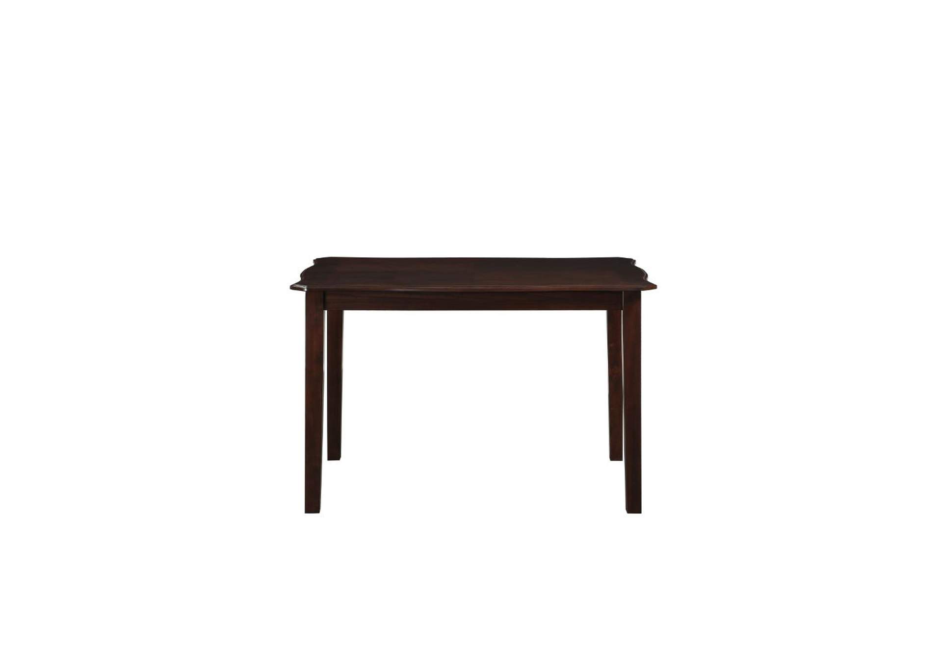 Ingeborg 5 Pieces Pack Dining Set, Black Pu and Espresso image 9