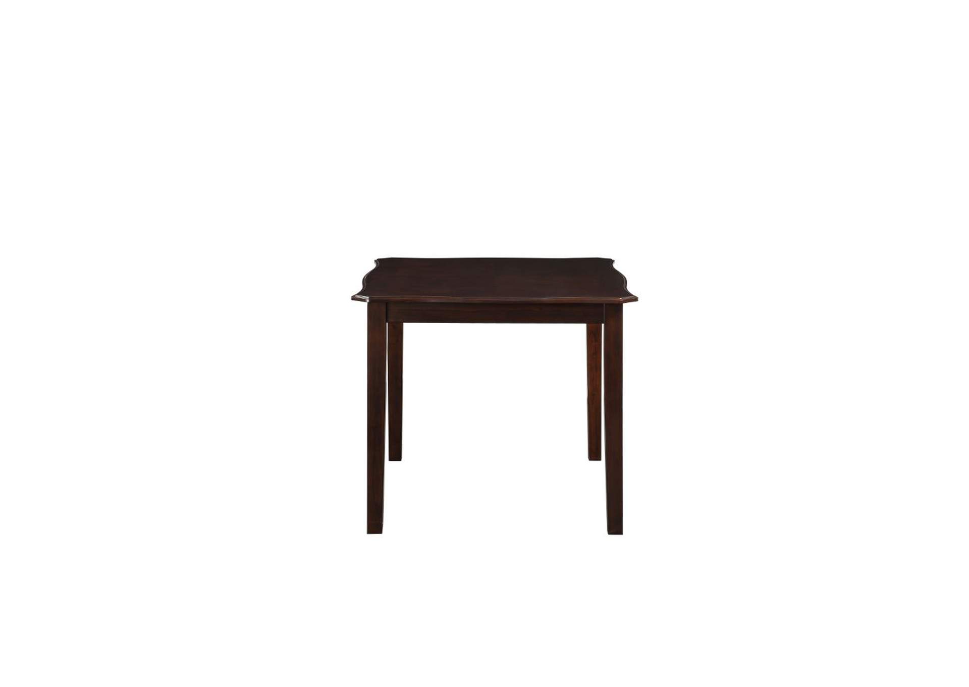 Ingeborg 5 Pieces Pack Dining Set, Black Pu and Espresso image 10