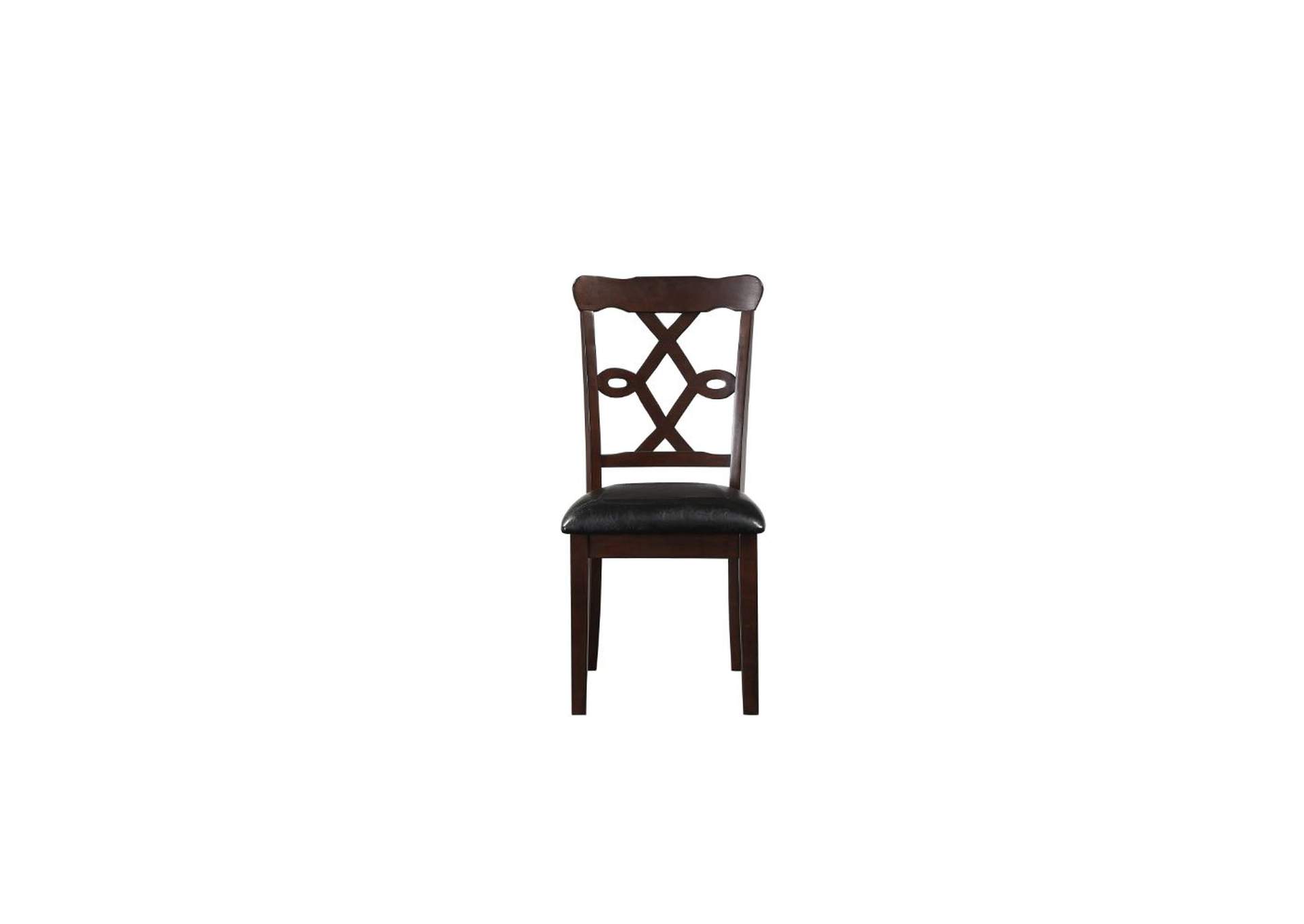 Ingeborg 5 Pieces Pack Dining Set, Black Pu and Espresso image 14