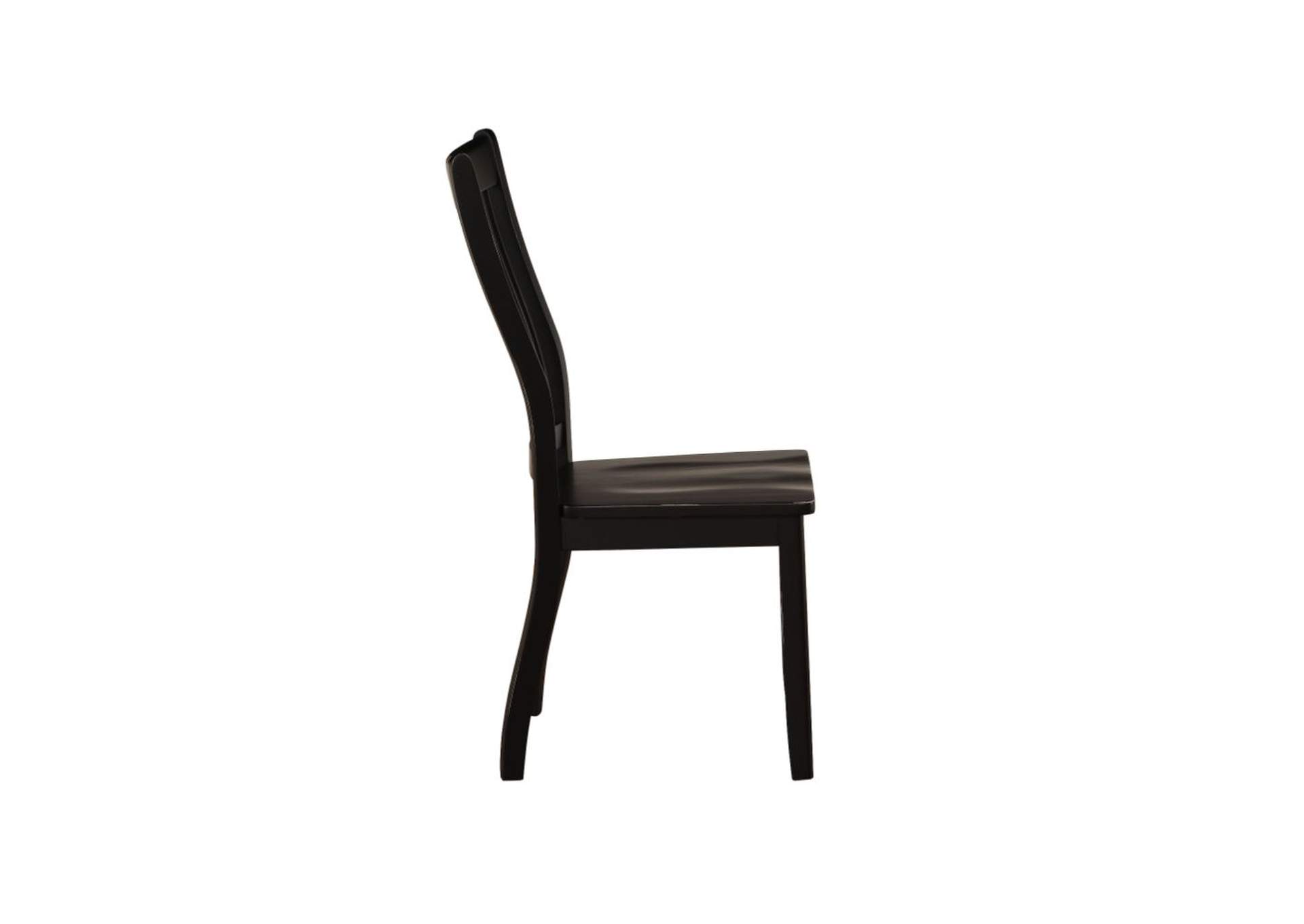 Renske Side Chair - Set of 2, Black