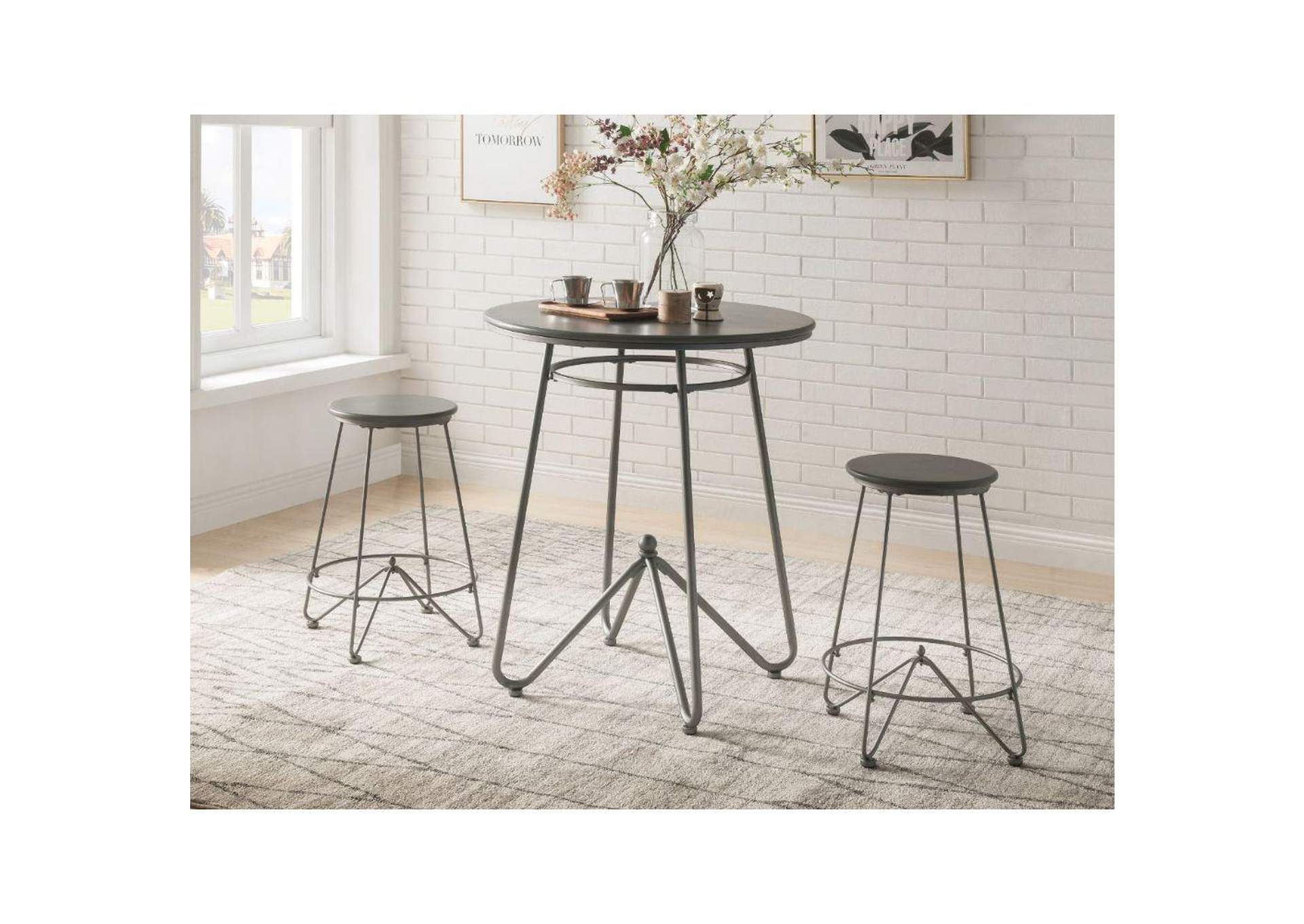 Nimai 3Pc Pack Counter Height Table Set image 1