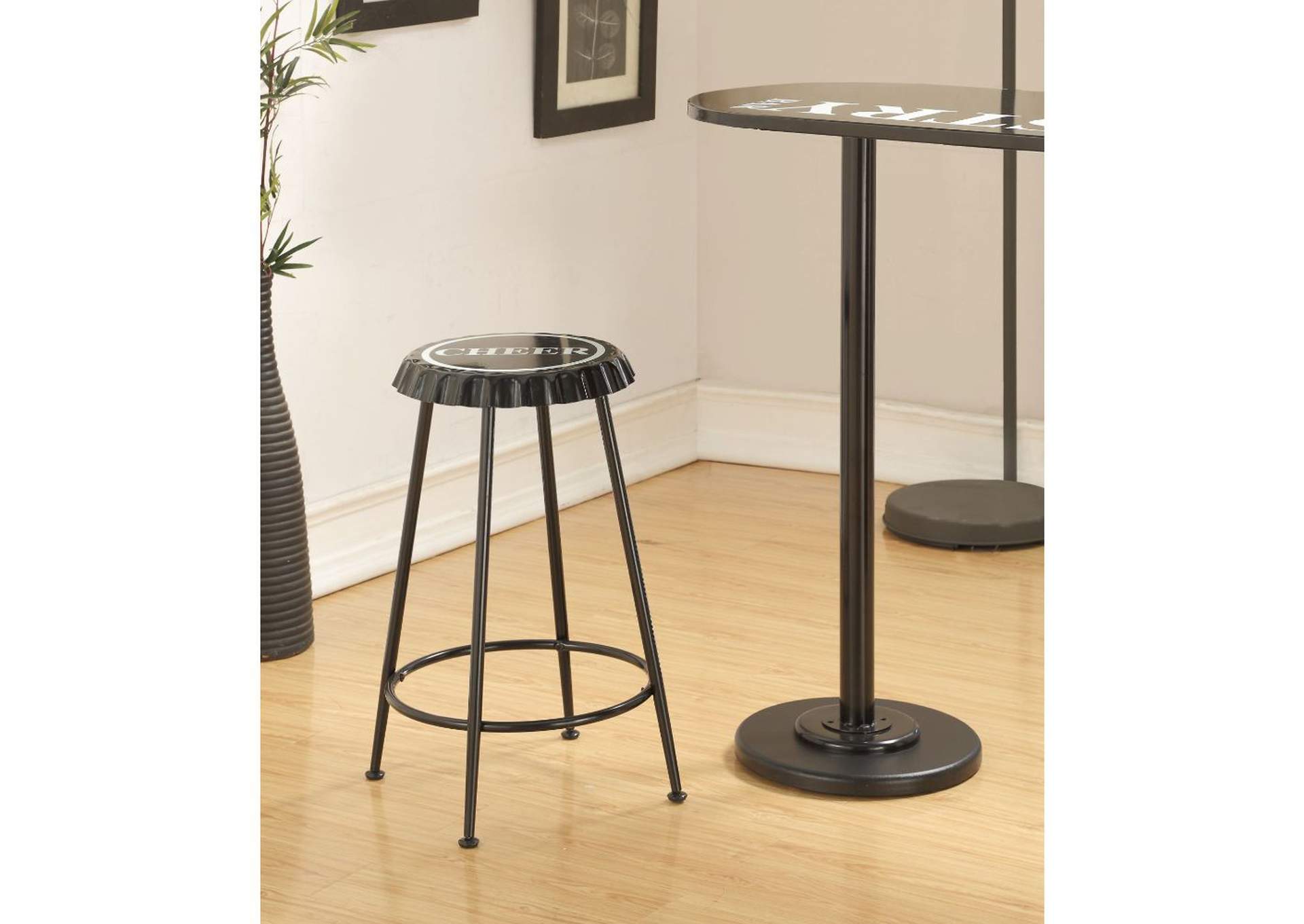 Mant Counter Height Stool - Set of 2, Black image 5