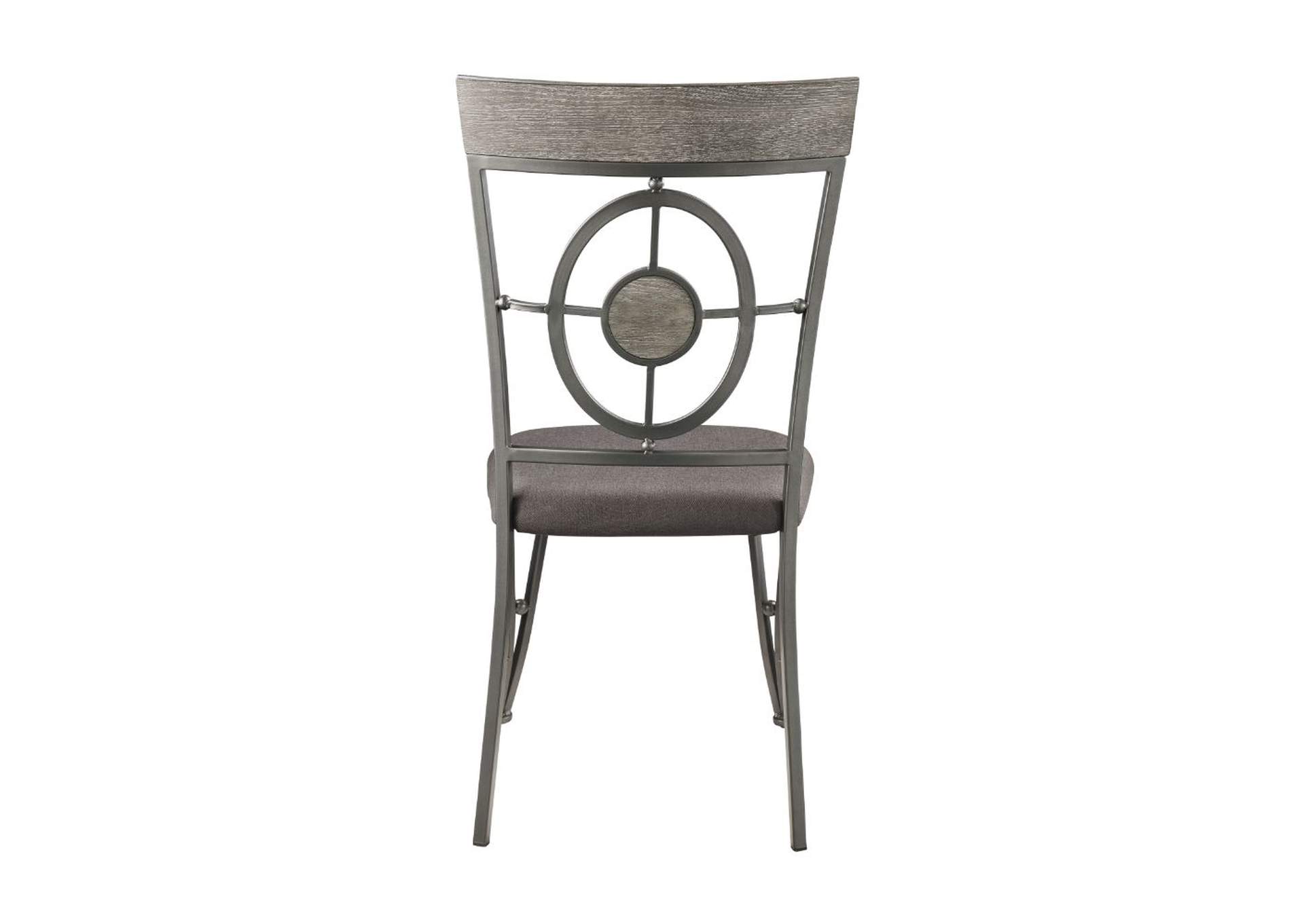 Landis Side Chair - Set of 2, Fabric and Gunmetal image 5