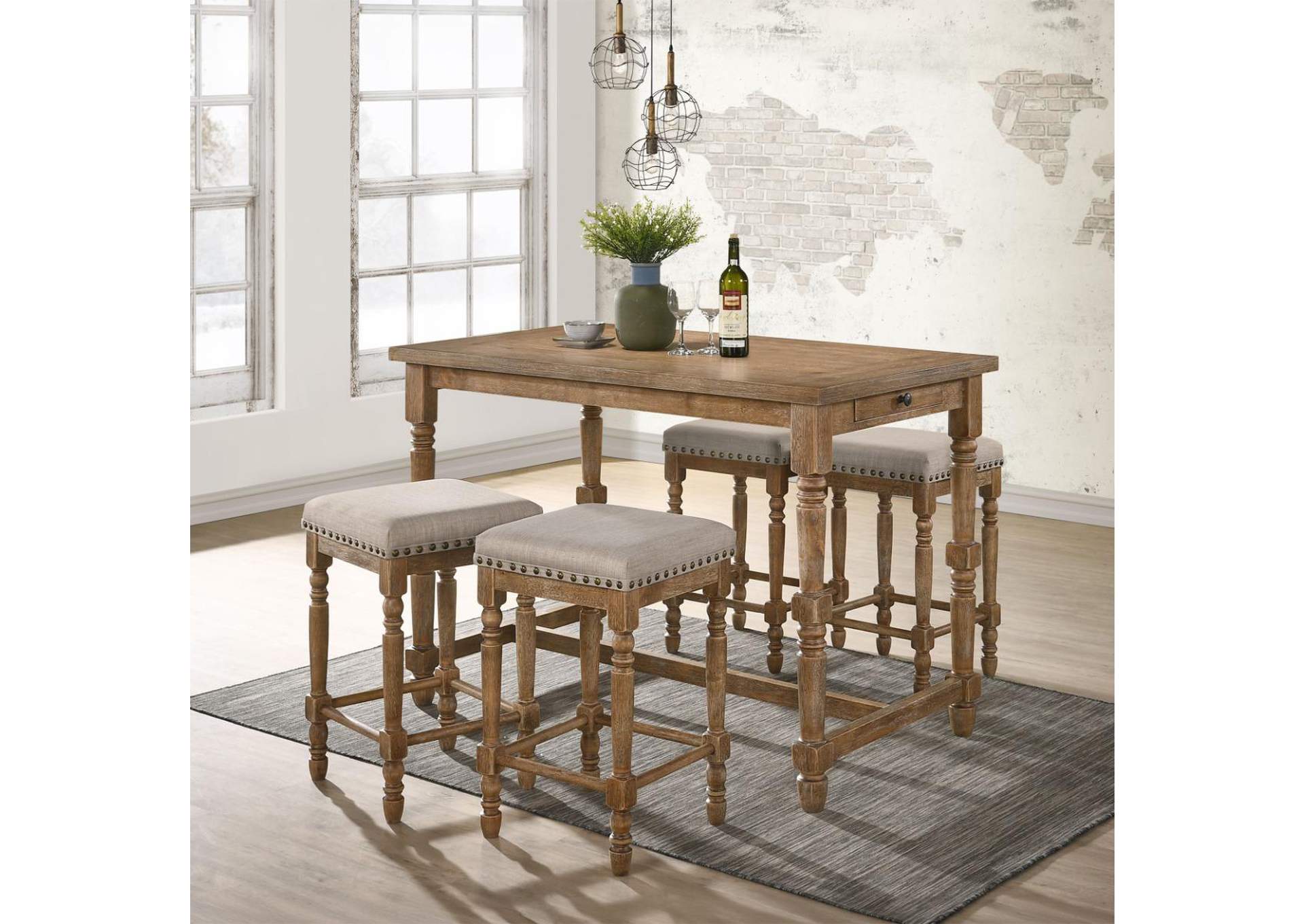 Farsiris Counter Height Stool - Set of 2 image 3