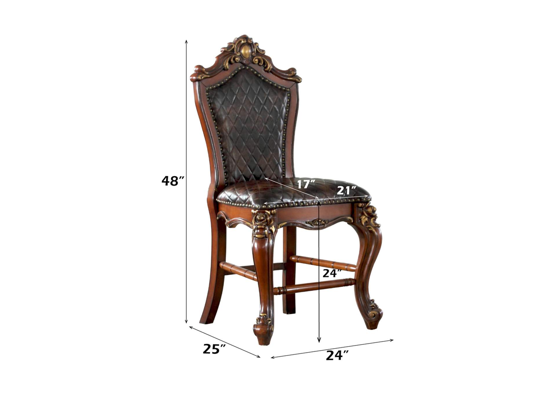 Picardy Counter Height Chair - Set of 2 image 9