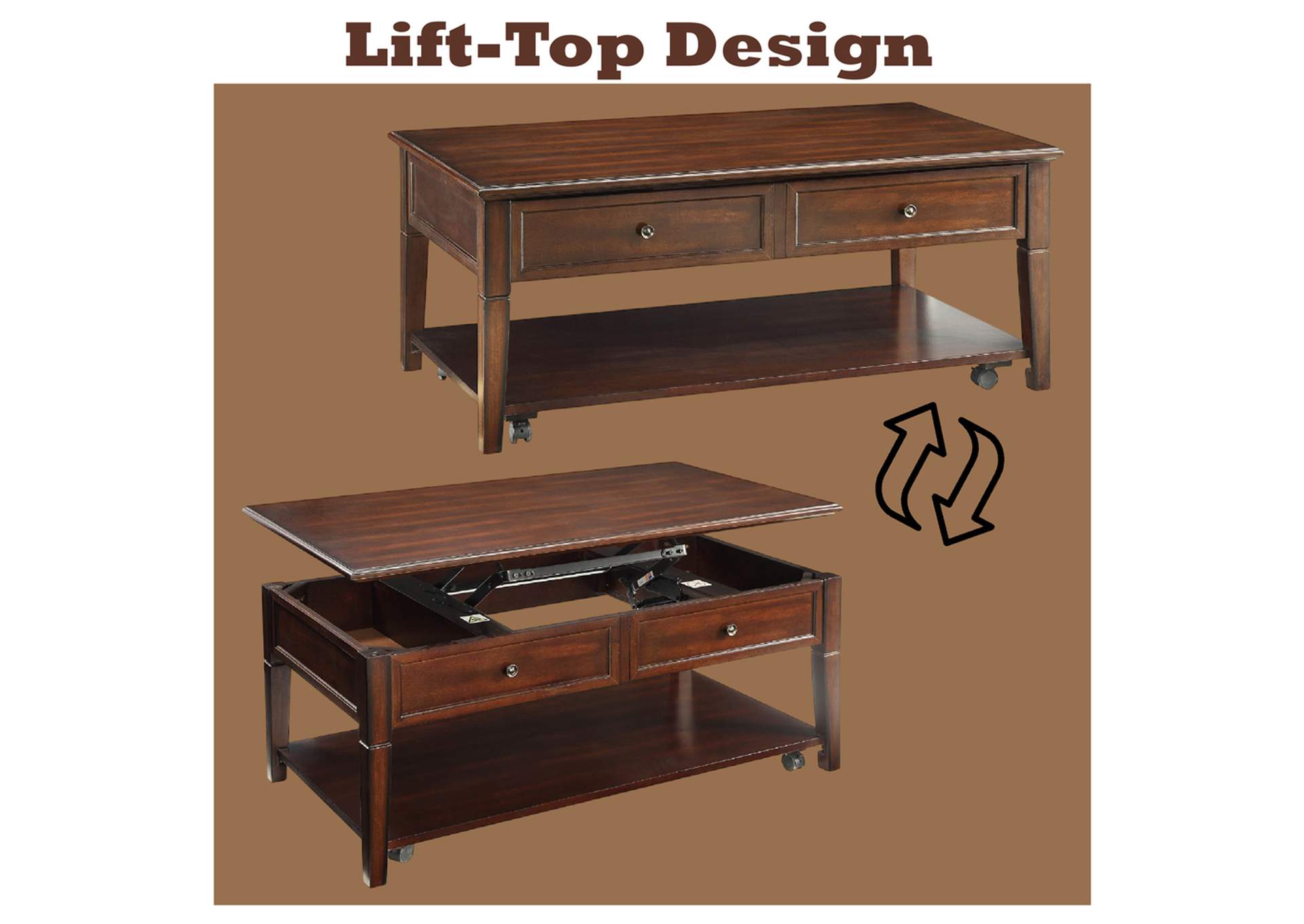 Malachi Coffee Table with Lift Top image 13