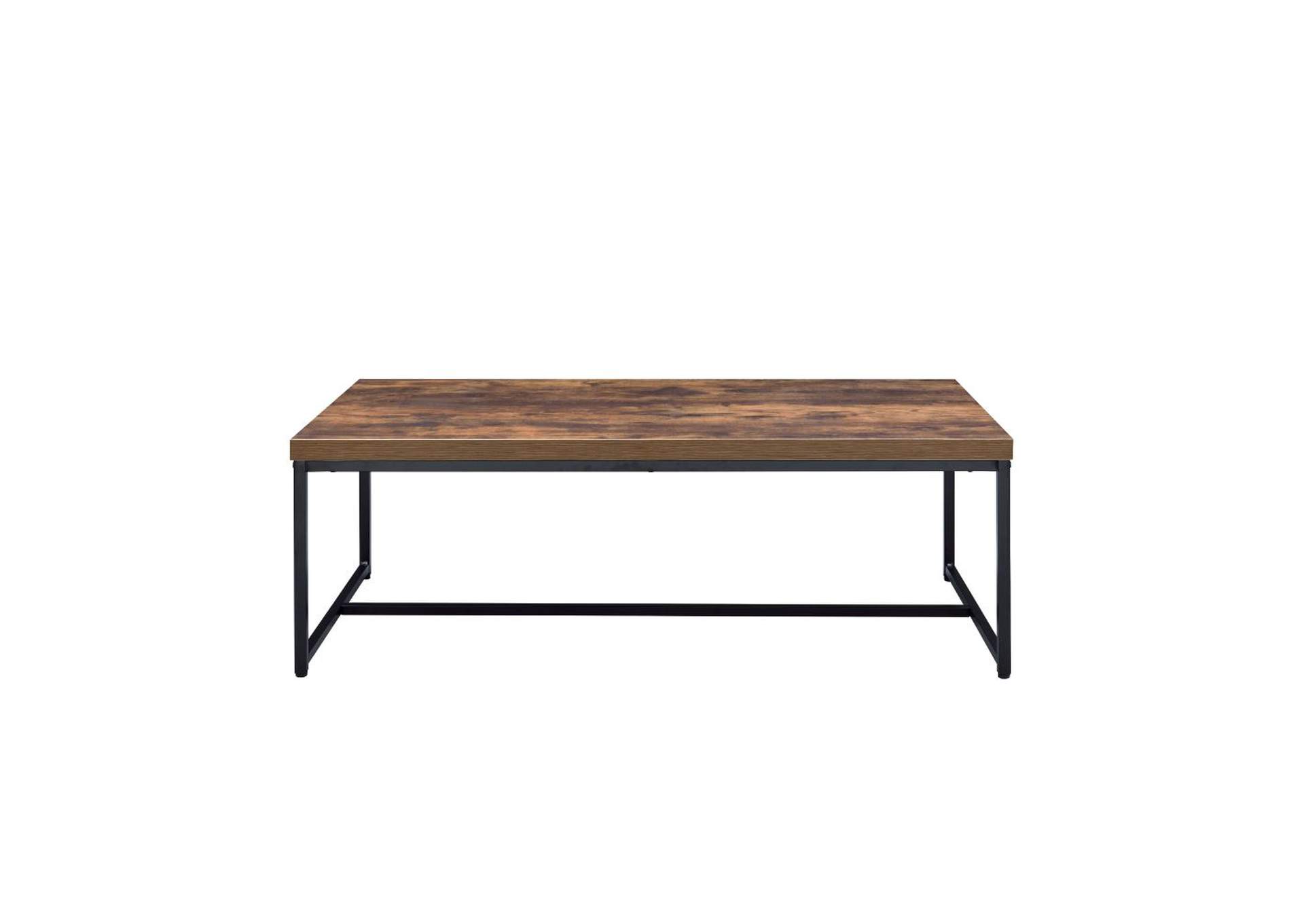 Bob Coffee Table, Weathered Oak and Black image 3