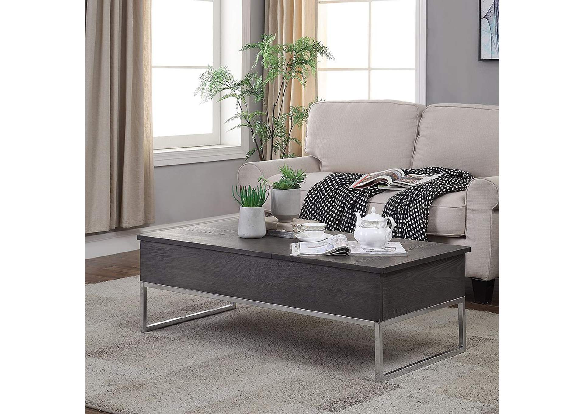 Iban Coffee Table with Lift Top image 1