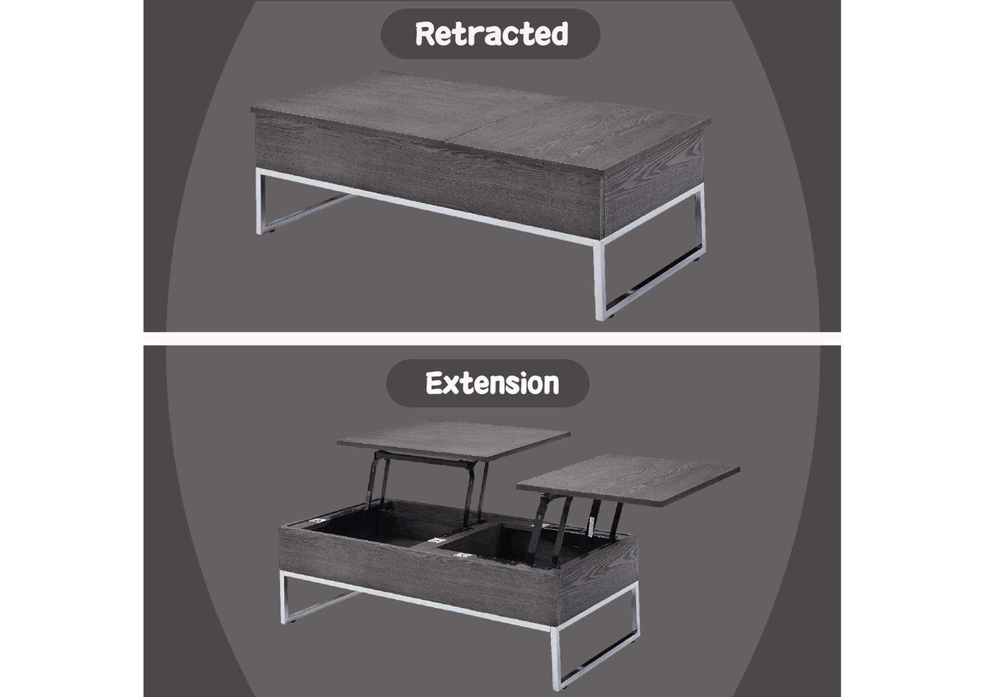 Iban Coffee Table with Lift Top