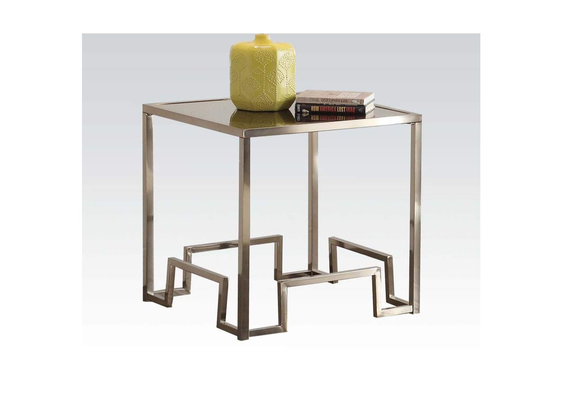 Damien End Table, Champagne image 1