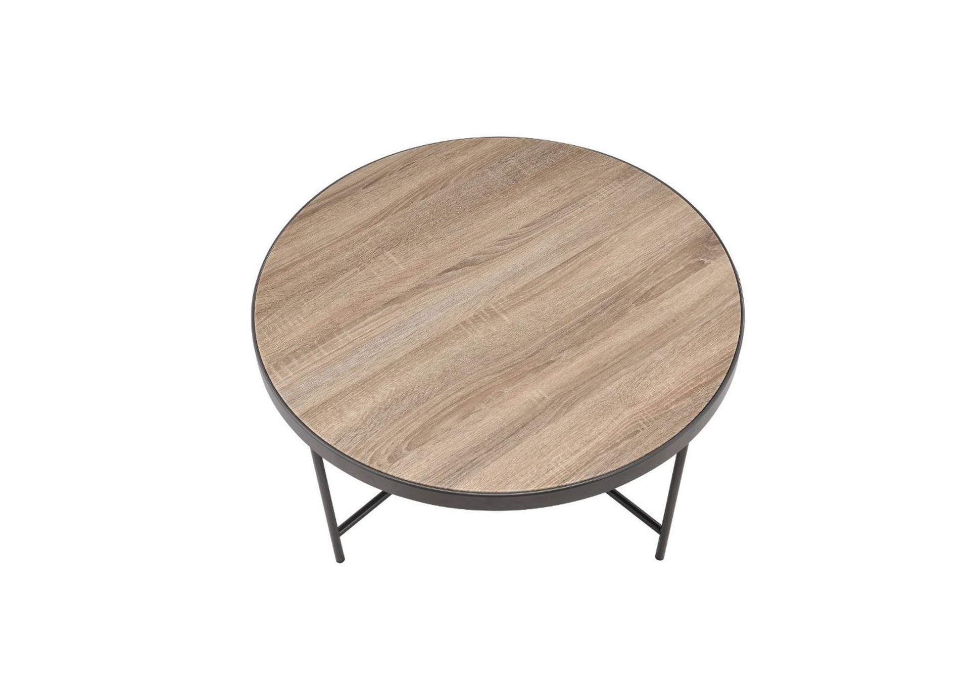 Bage Coffee Table, Weathered Gray Oak