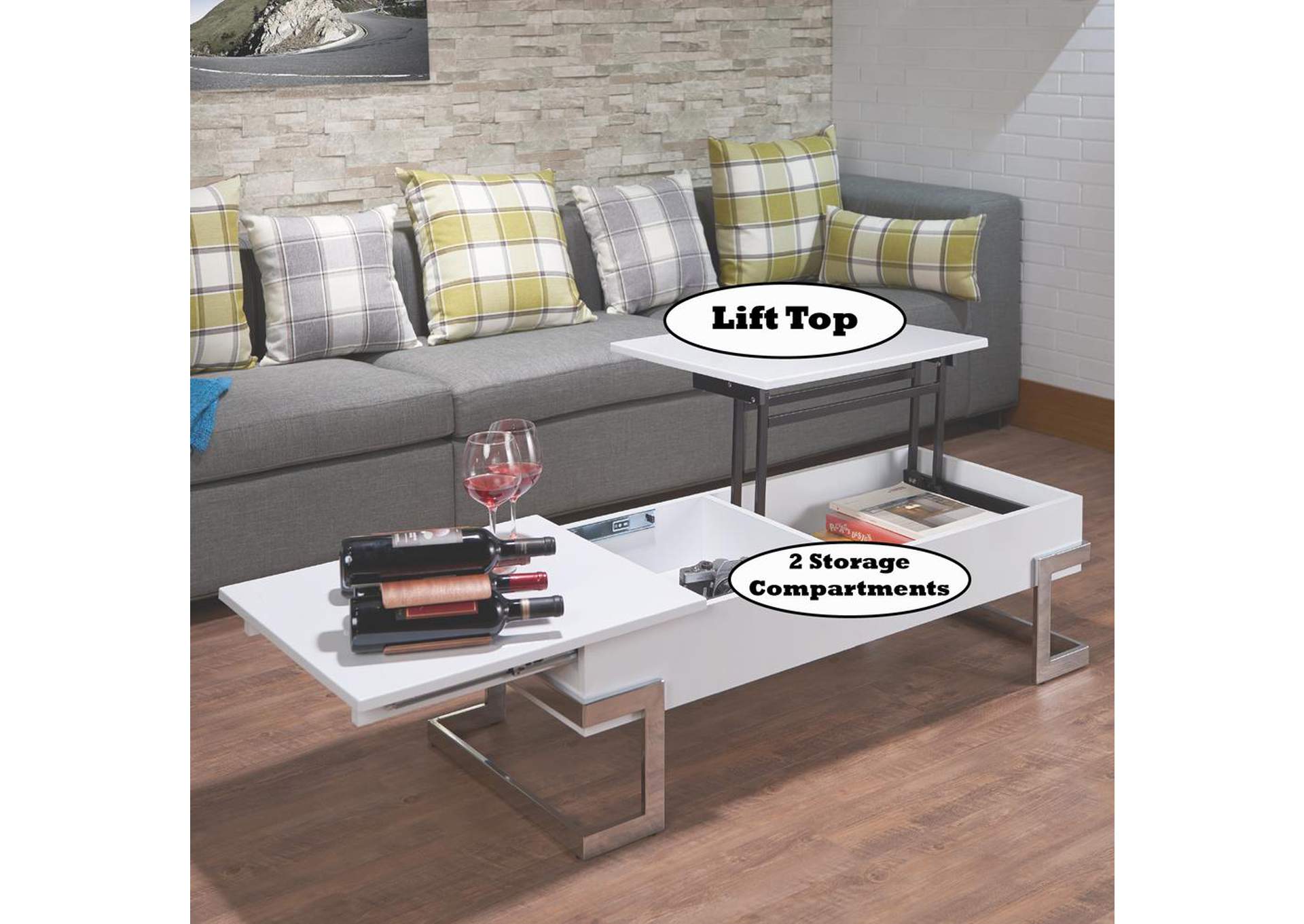 Calnan Coffee Table with Lift Top image 8