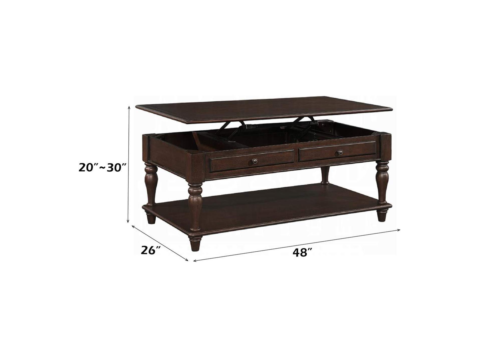 Farrel Coffee Table with Lift Top image 7
