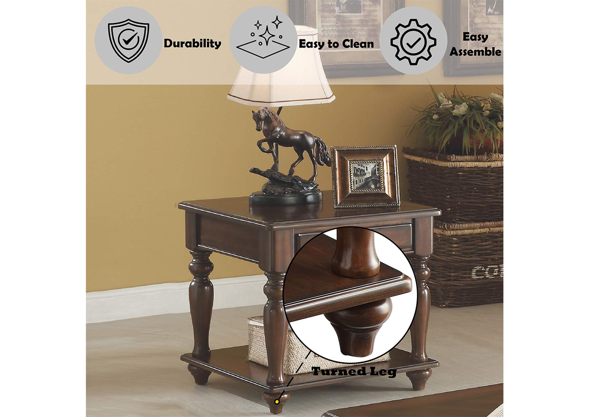Farrel End Table