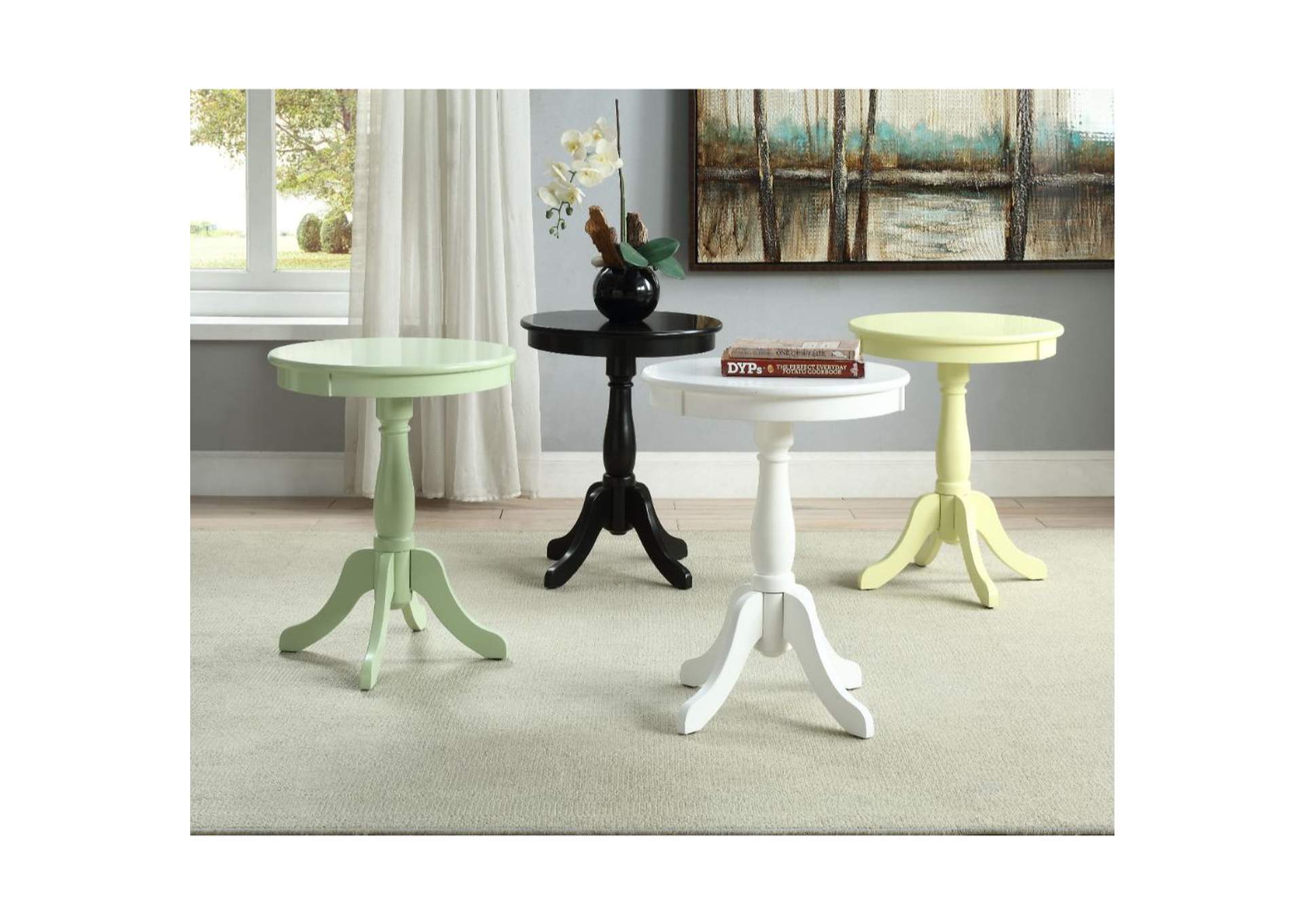 Alger Side Table, White image 5