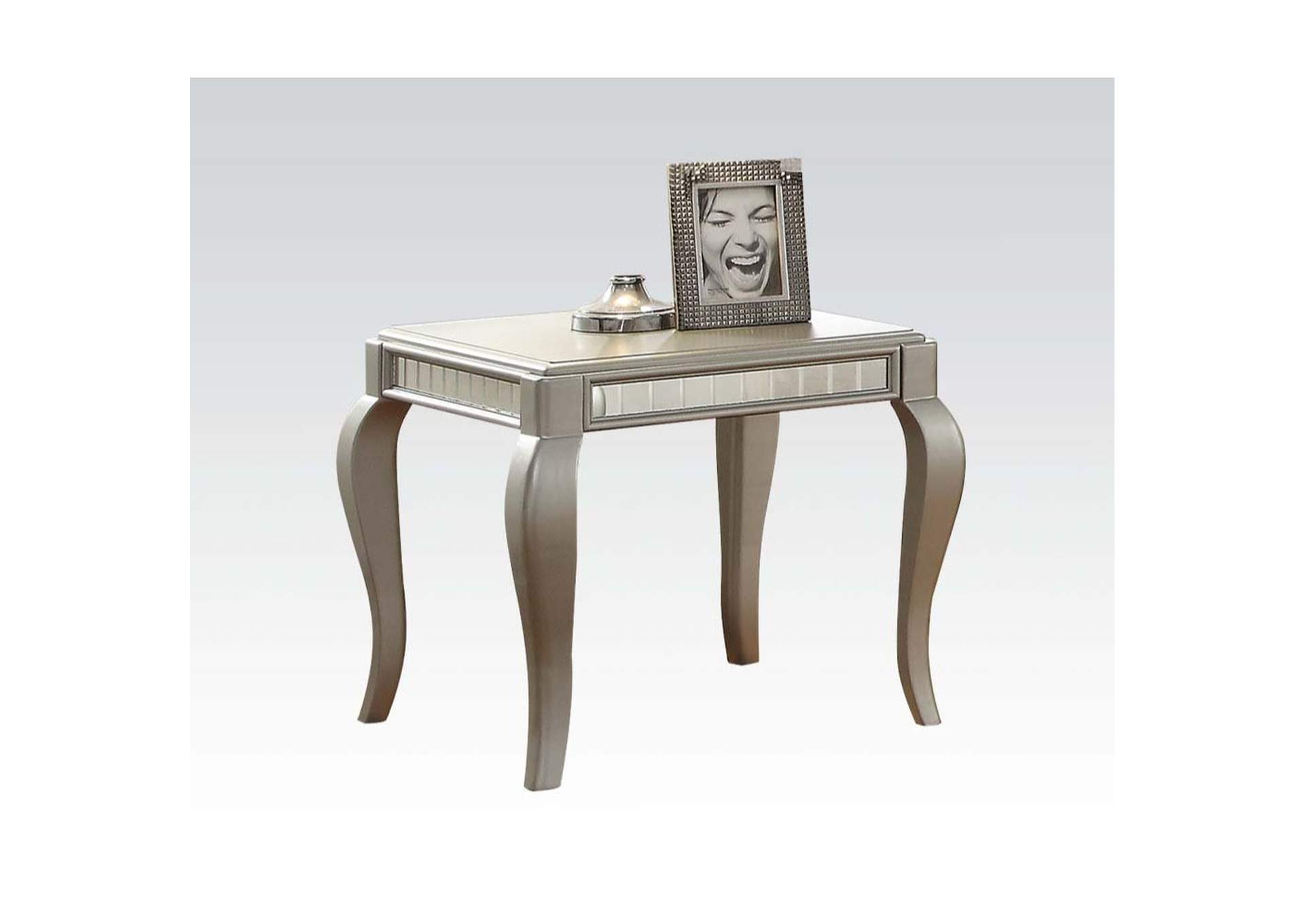 Francesca End Table, Champagne image 1