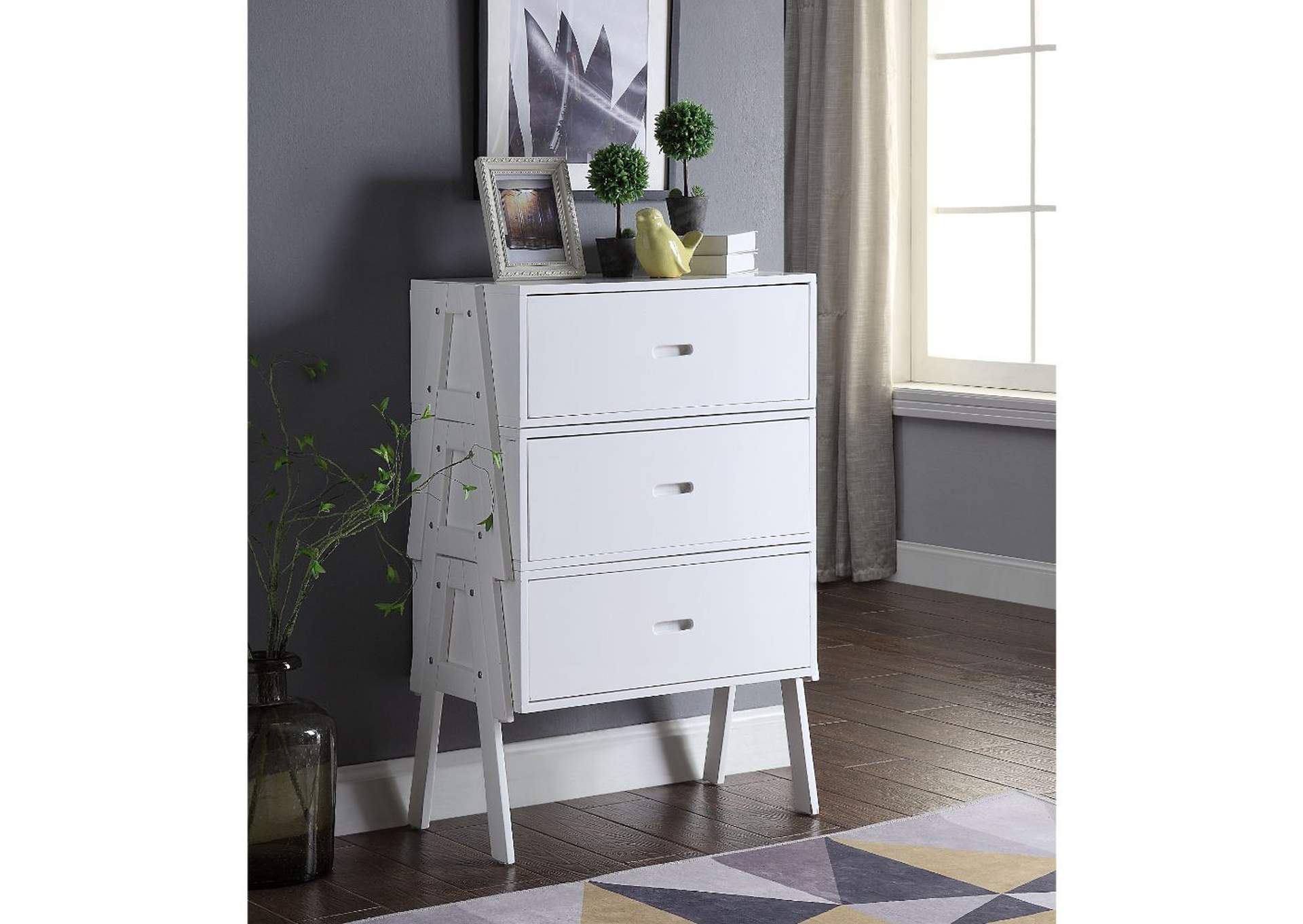 Lonny Coffee Table - Convertible, White image 3