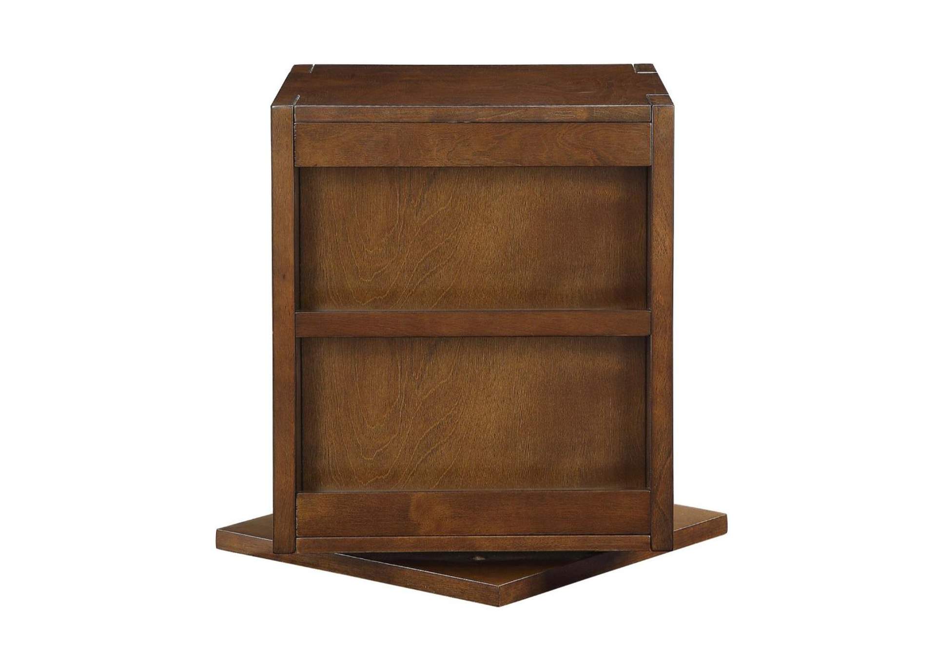 Pisanio End Table - Swivel, Espresso image 3