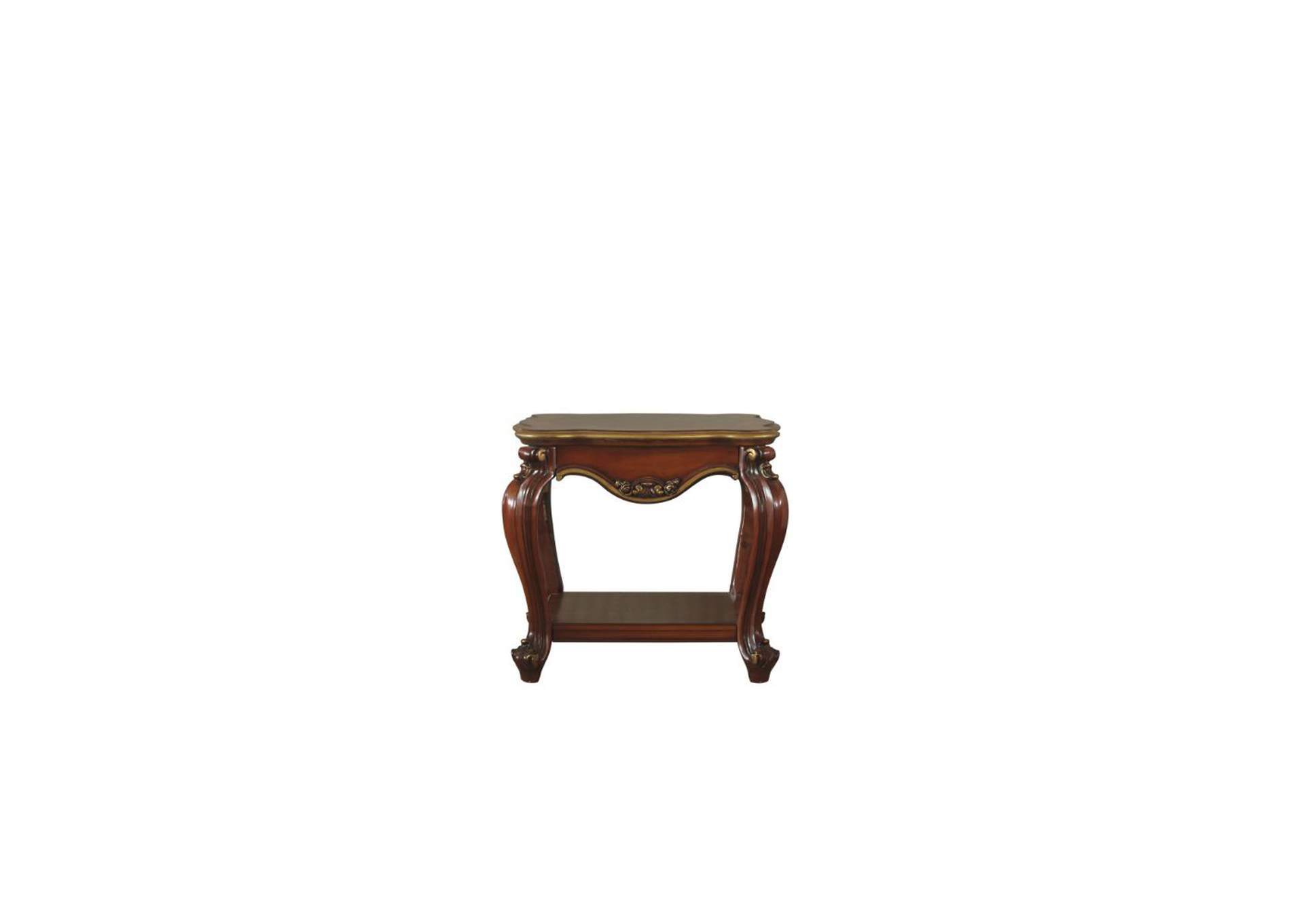 Picardy End Table - 88222 - Traditional, Vintage - Wood, Poly-Resin - Fiberglass - Vintage Cherry Oak image 3