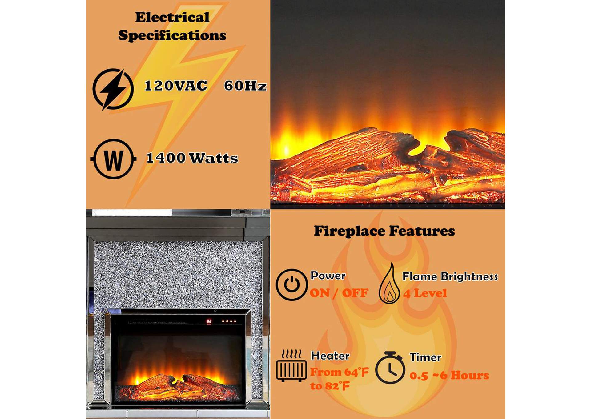 Noralie Fireplace image 8