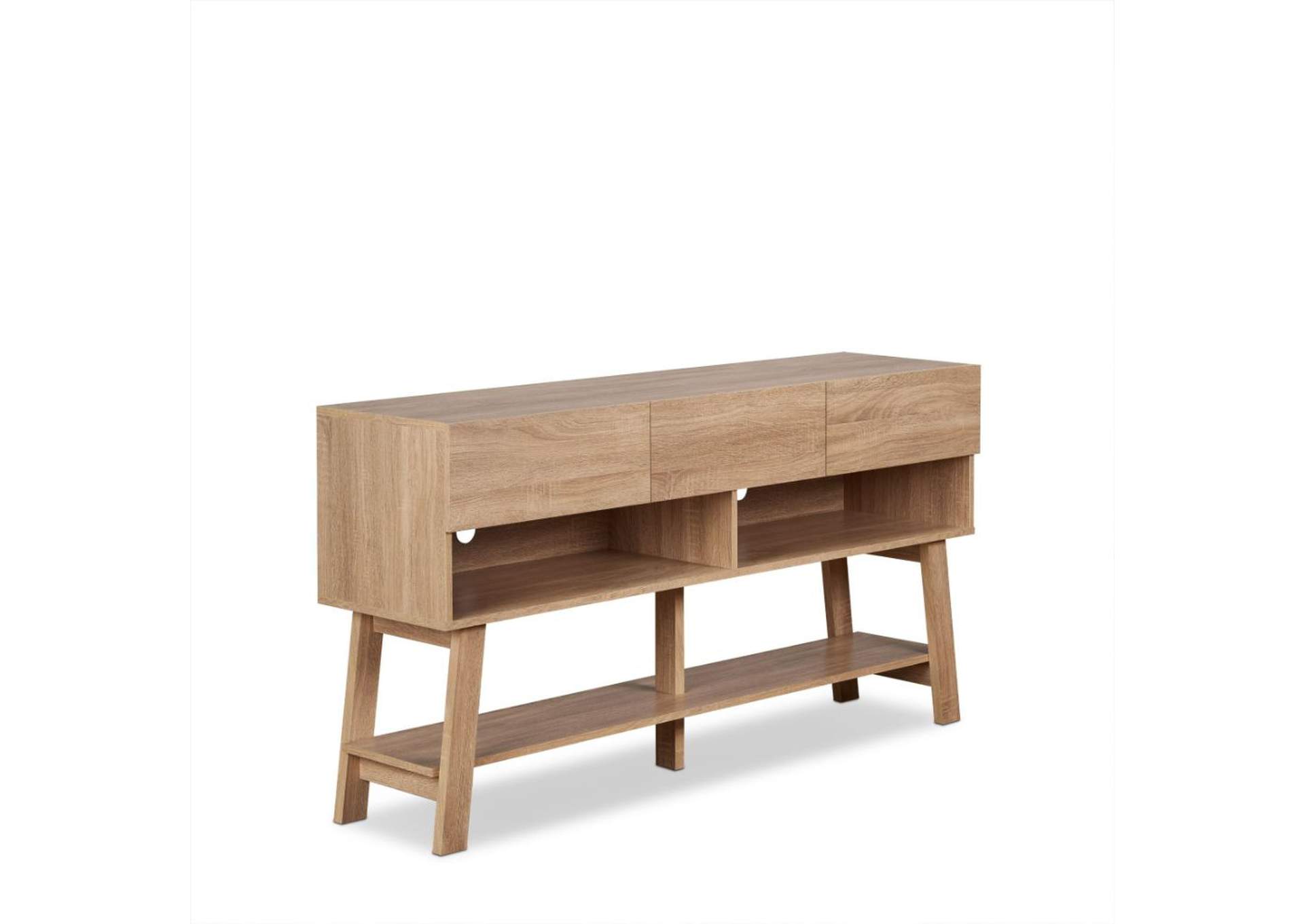 Ariza TV Stand, Rustic Natural image 1