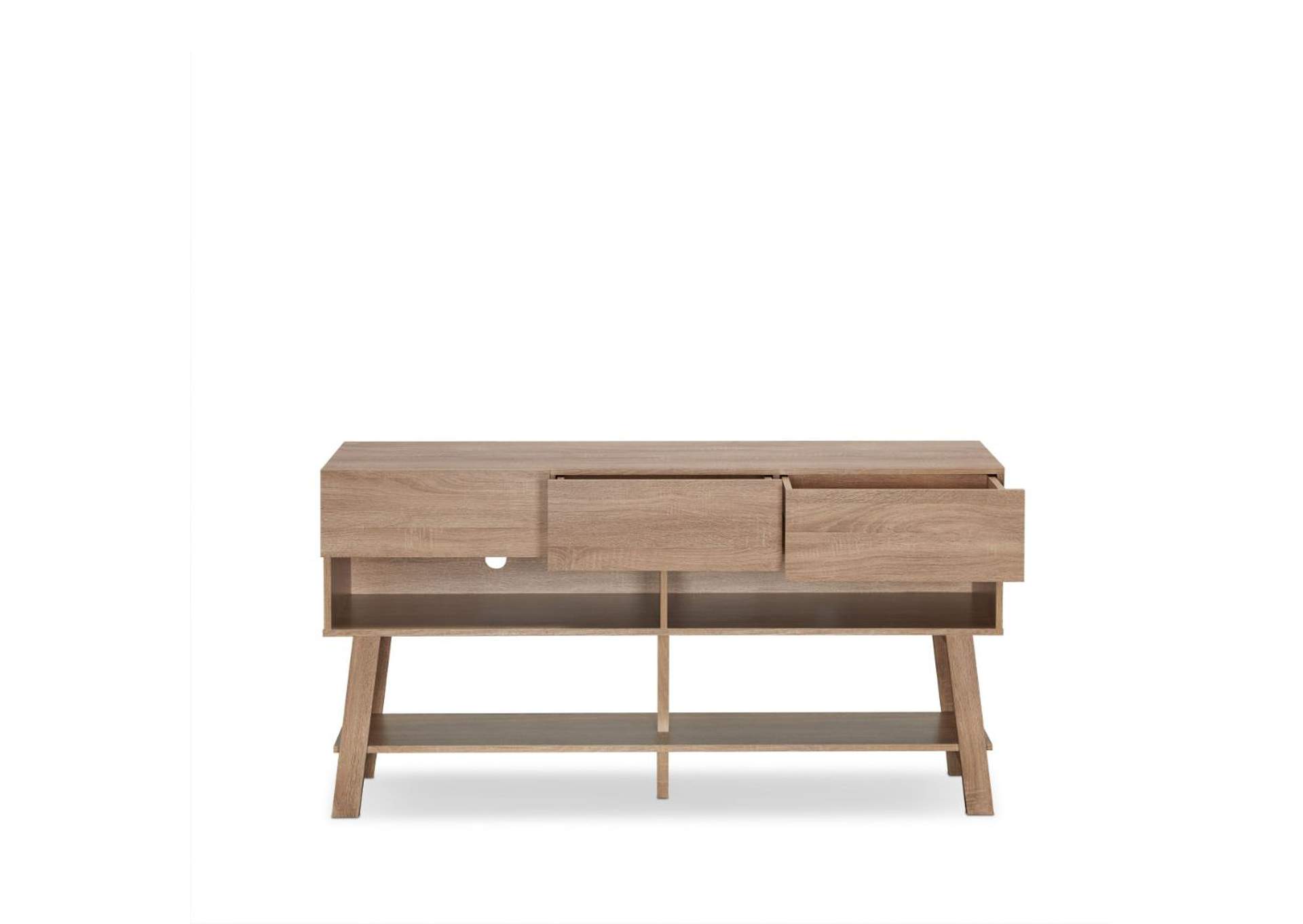 Ariza TV Stand, Rustic Natural image 4