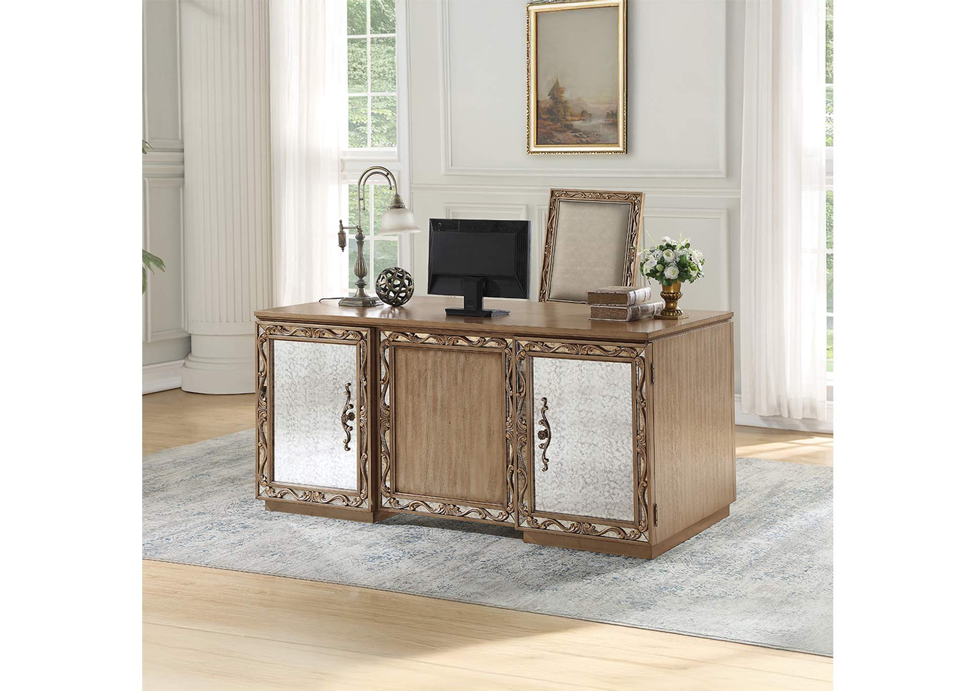 Orianne Executive Writing Desk image 1