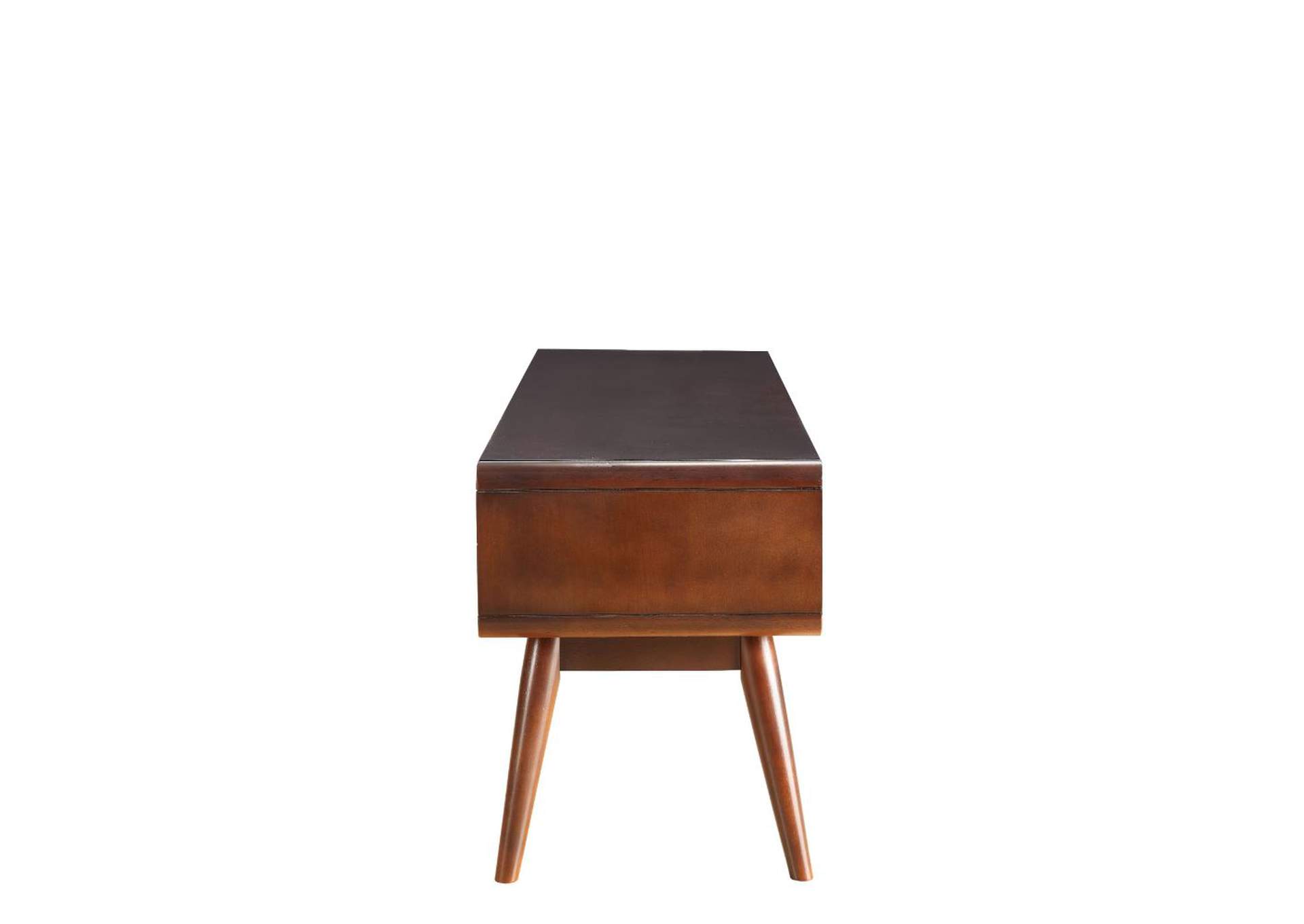 Christa TV Stand, Espresso and White image 4