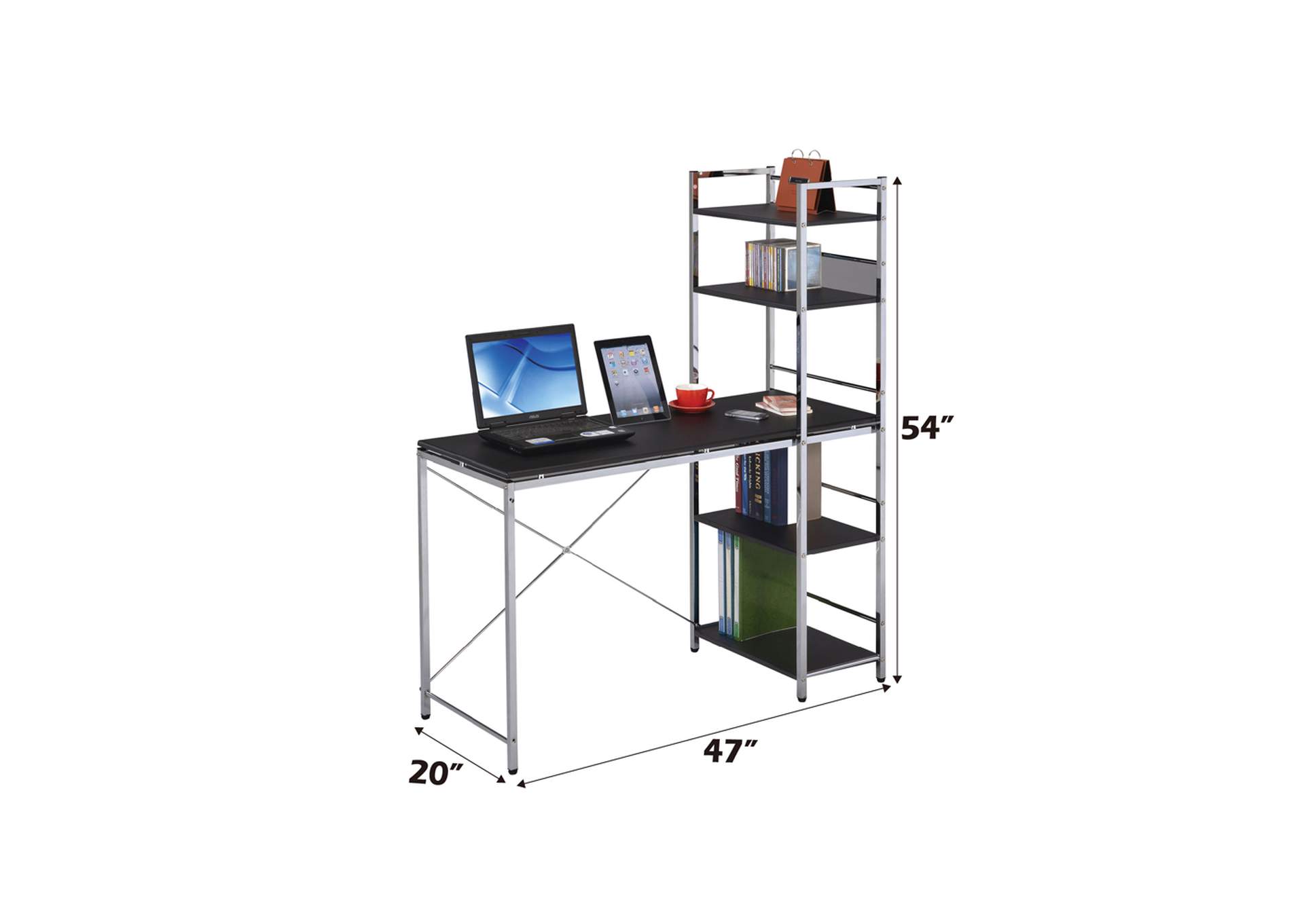 Elvis Writing Desk with Shelves