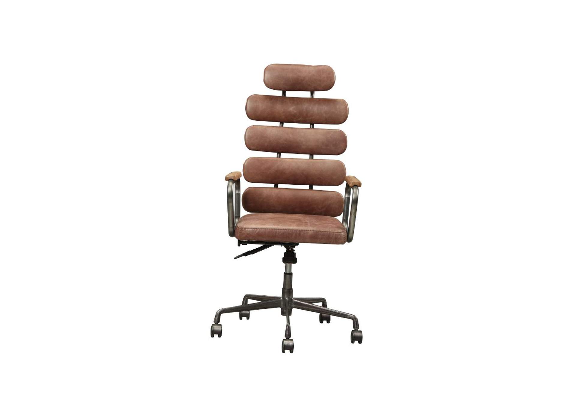 Calan Executive Office Chair, Vintage Whiskey Top Grain Leather