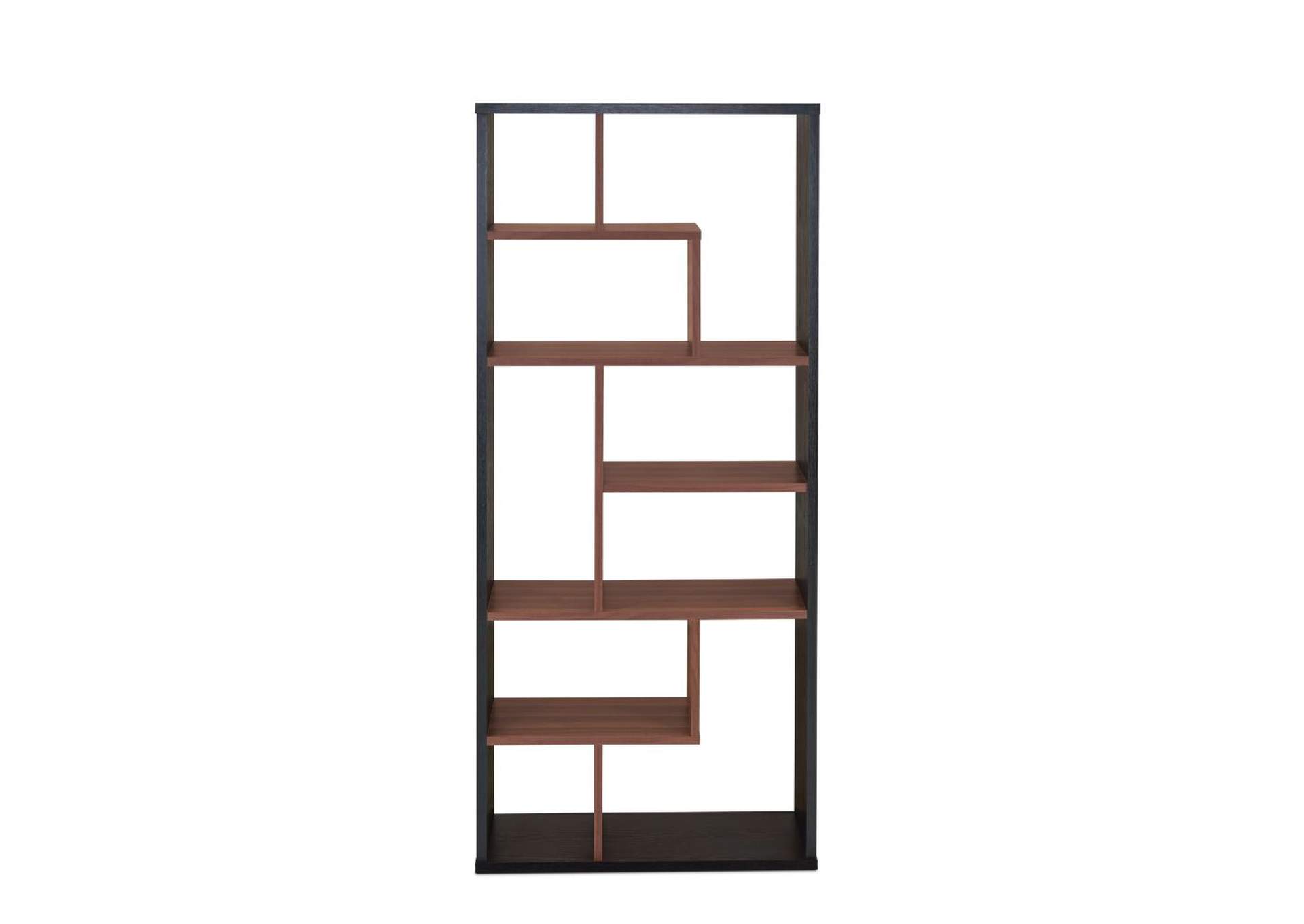 Mileta Ii Bookshelf, Black and Walnut image 3