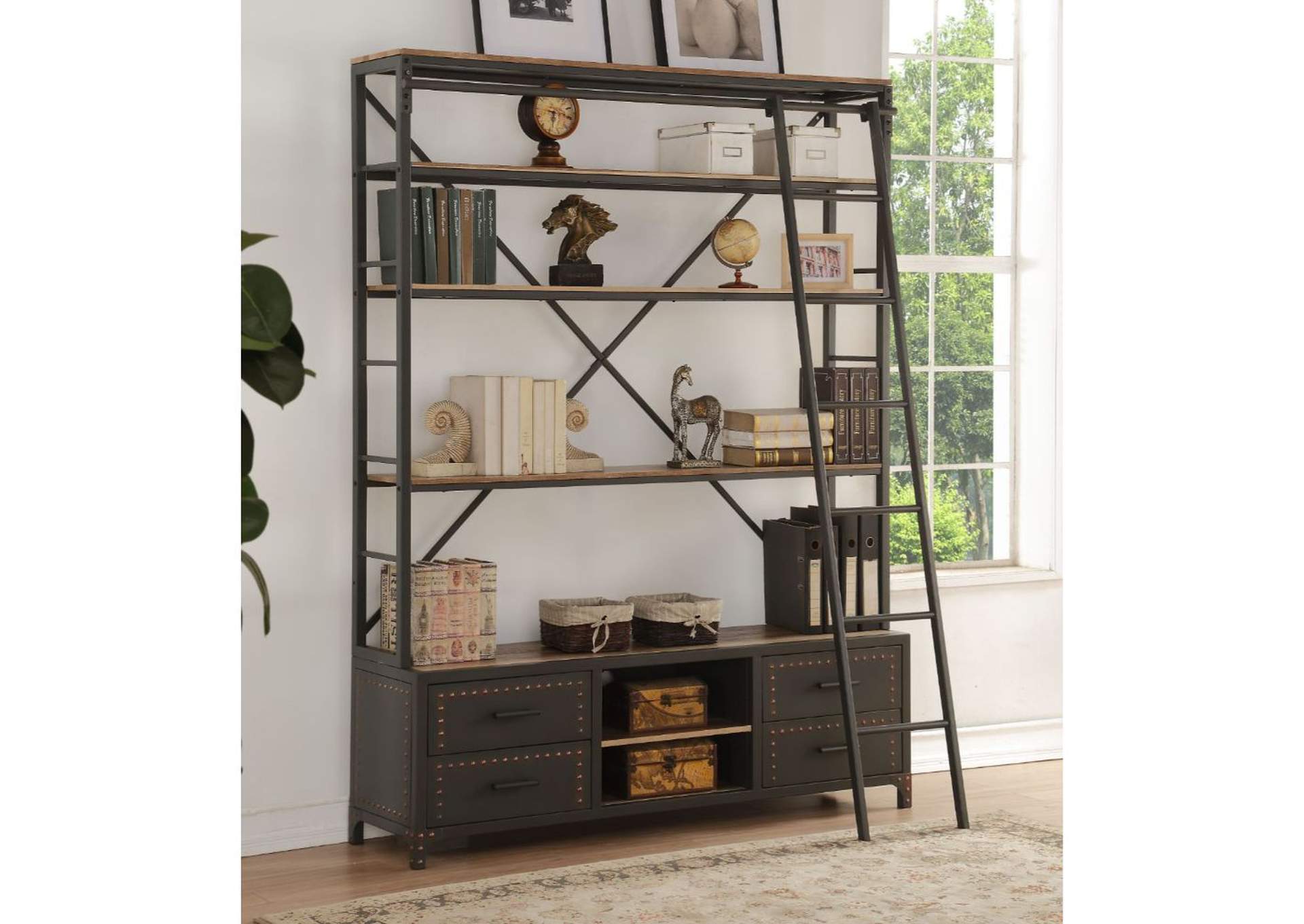 Actaki Bookshelf, Sandy Gray - 1 Set in 3 Cartons image 3