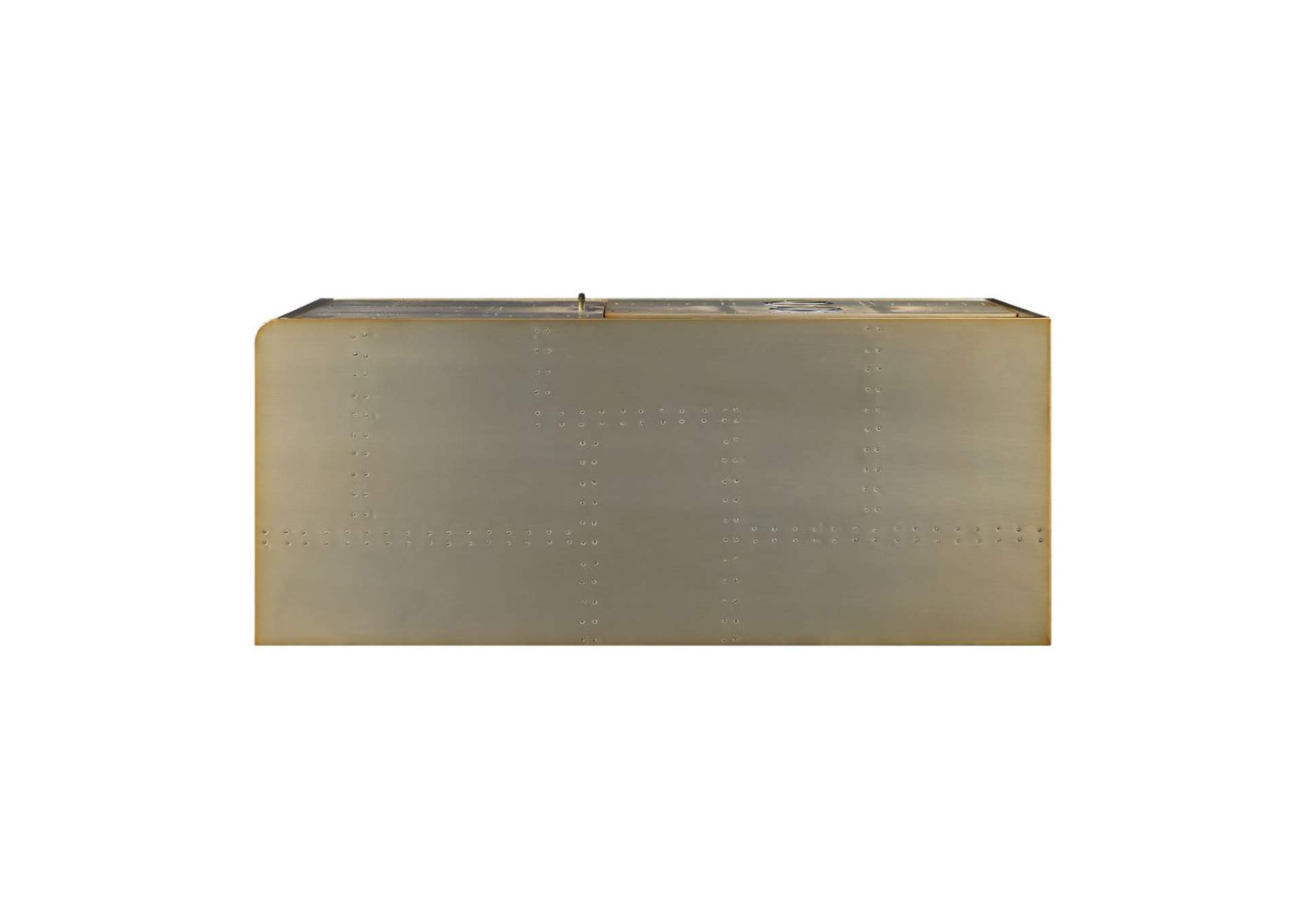 Jennavieve Cabinet, Gold Aluminum image 6