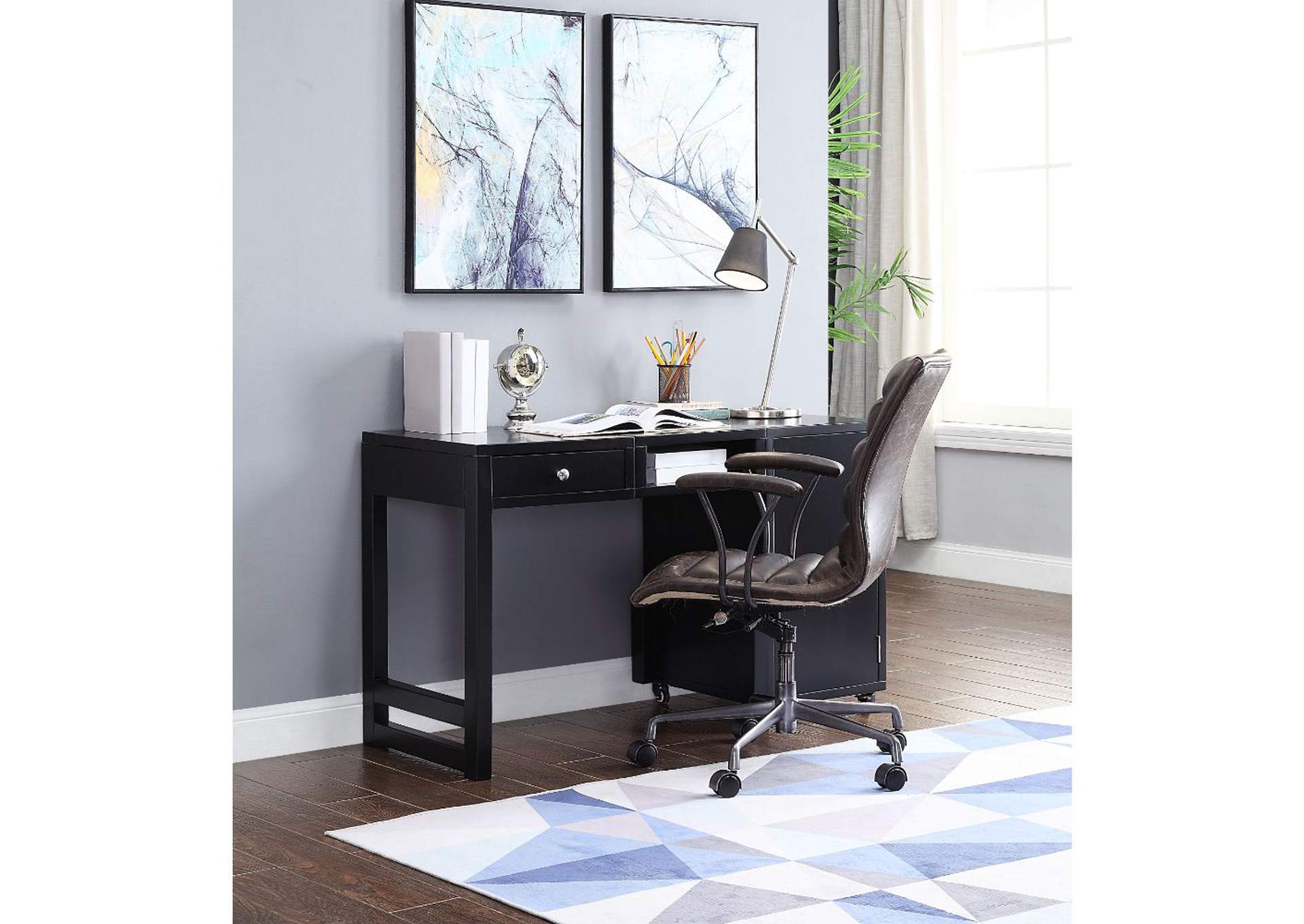 Kaniel Desk - Convertible, Black image 1