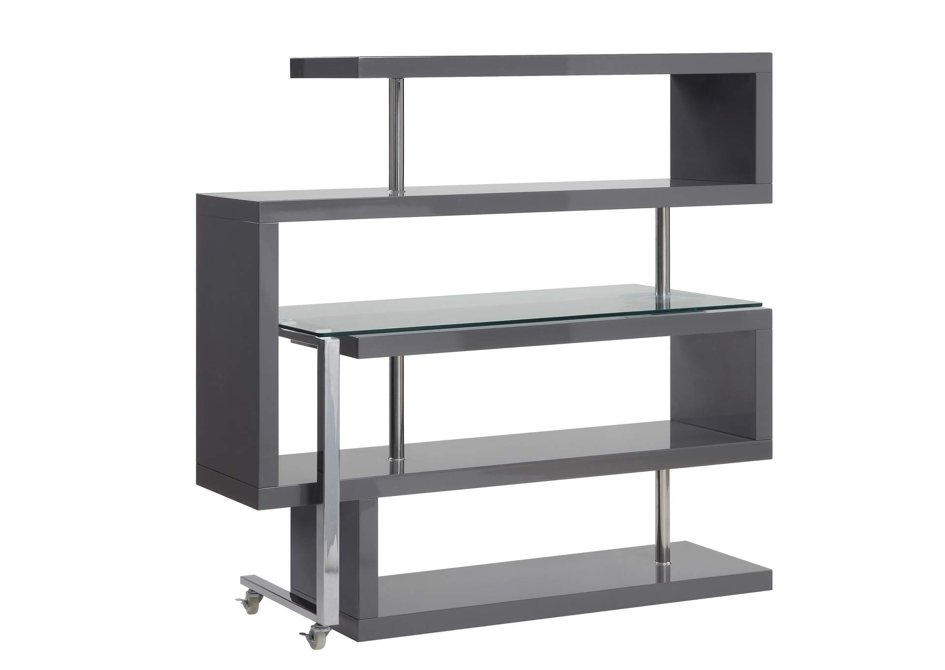 Buck II Writing Desk W Bookshelf