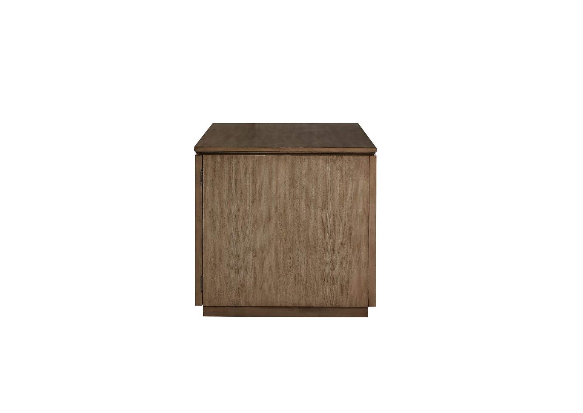 Orianne Computer Desk and Hutch, Antique Gold - 1 Set in 2 Cartons image 9