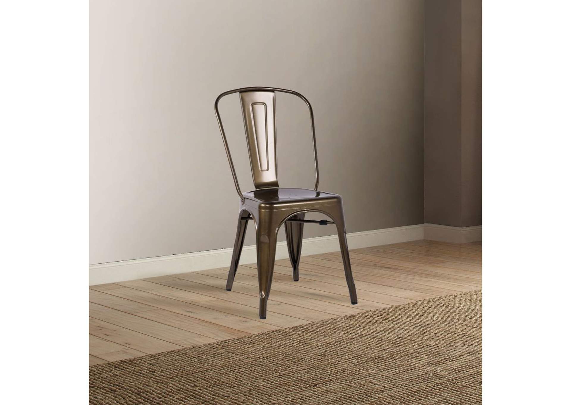 Jakia Side Chair - Set of 2, Bronze image 3