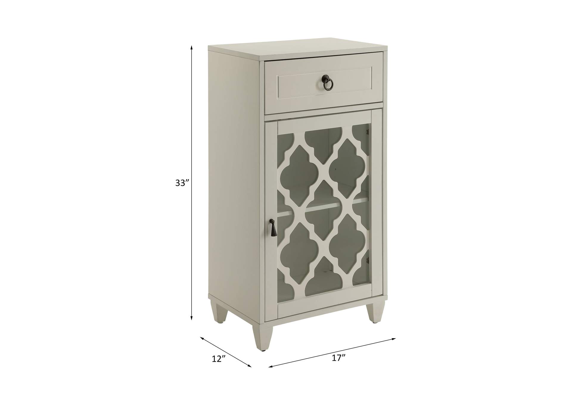 Ceara Cabinet, White